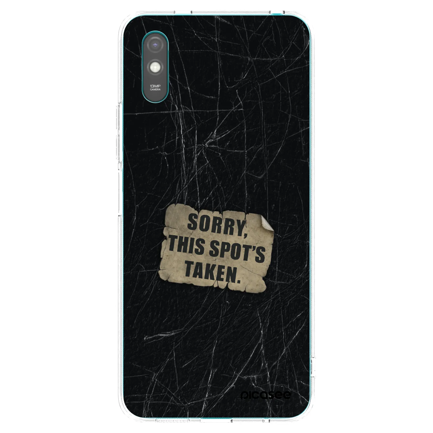Picasee átlátszó szilikon tok az alábbi mobiltelefonokra Xiaomi Redmi 9A - SORRY