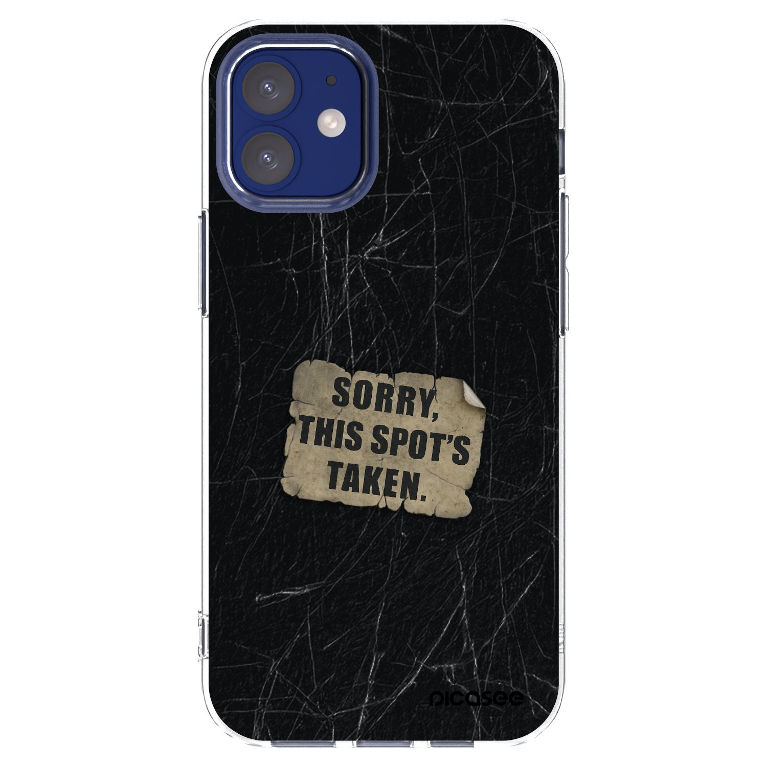 Picasee átlátszó szilikon tok az alábbi mobiltelefonokra Apple iPhone 12 mini - SORRY
