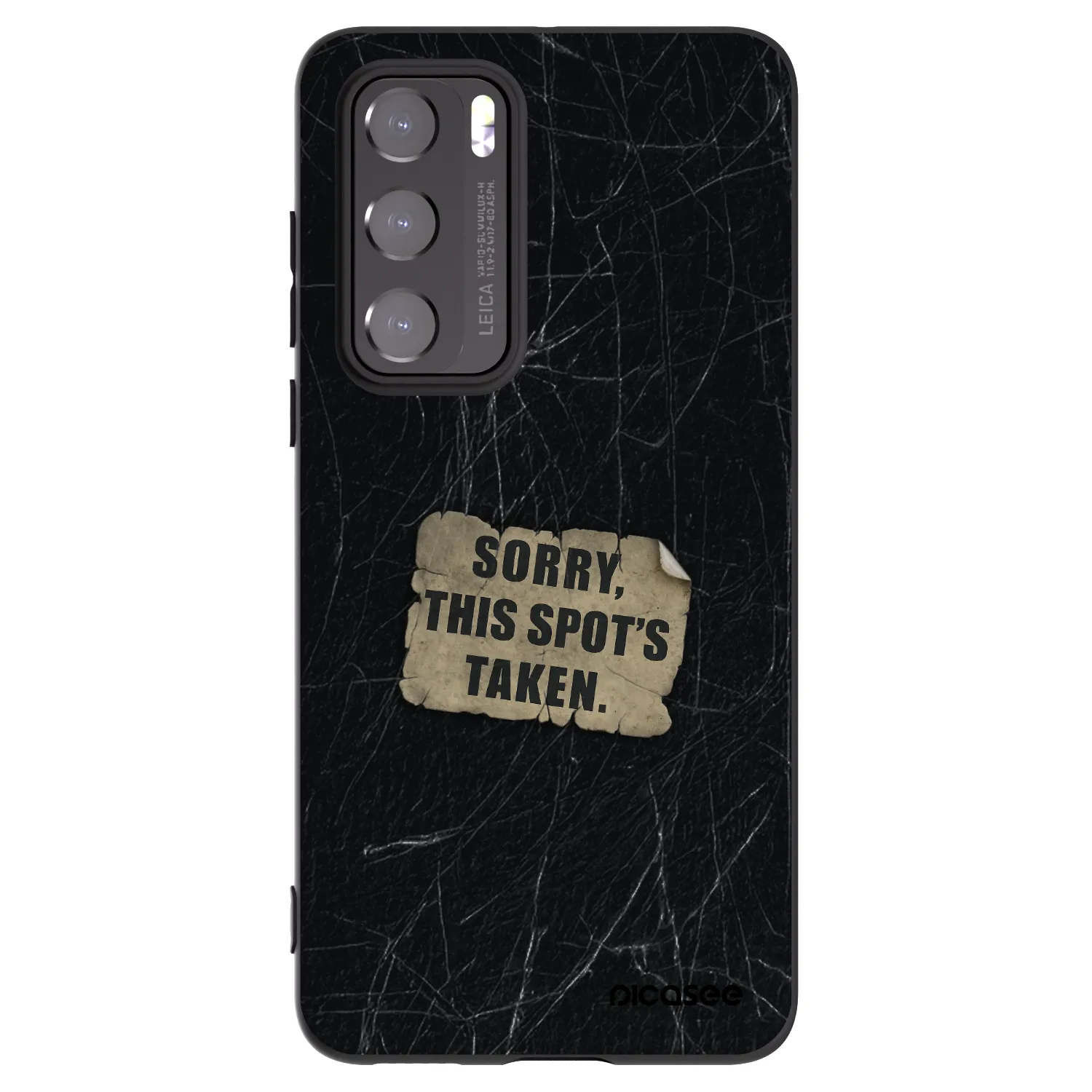 Picasee fekete szilikon tok az alábbi mobiltelefonokra Huawei P40 - SORRY