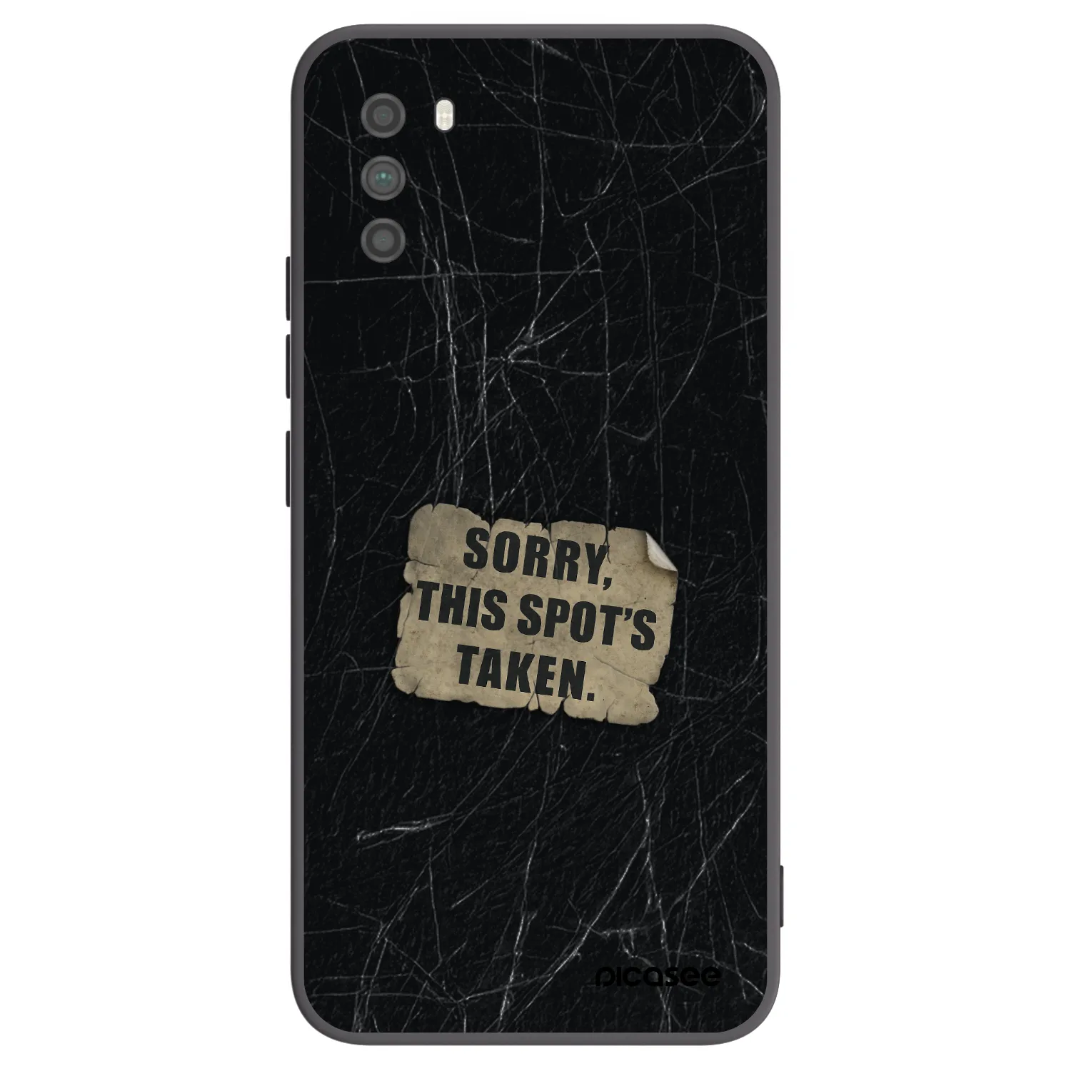 Picasee fekete szilikon tok az alábbi mobiltelefonokra Xiaomi Poco M3 - SORRY