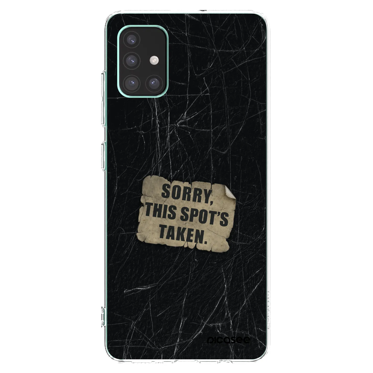 Picasee átlátszó szilikon tok az alábbi mobiltelefonokra Samsung Galaxy M51 M515F - SORRY