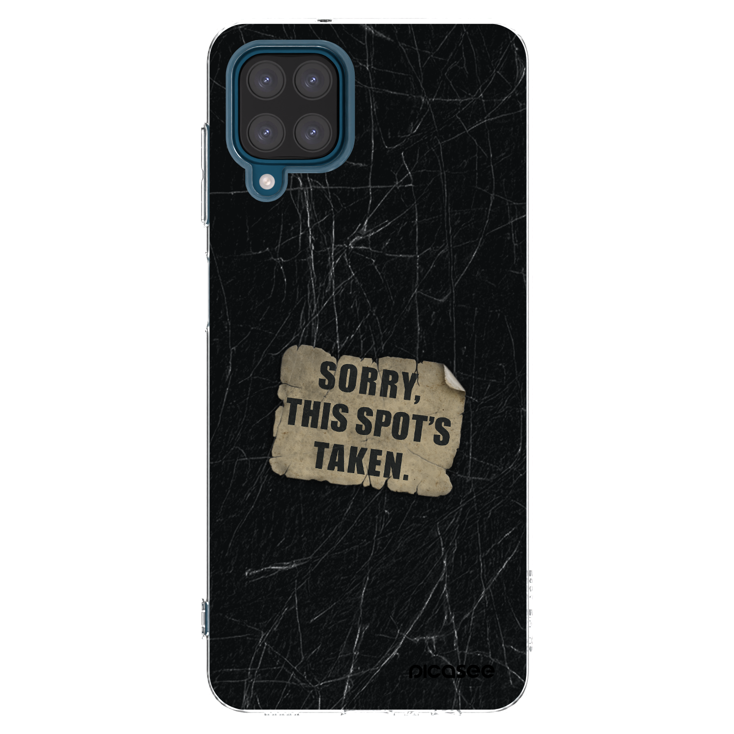 Picasee átlátszó szilikon tok az alábbi mobiltelefonokra Samsung Galaxy A12 A125F - SORRY
