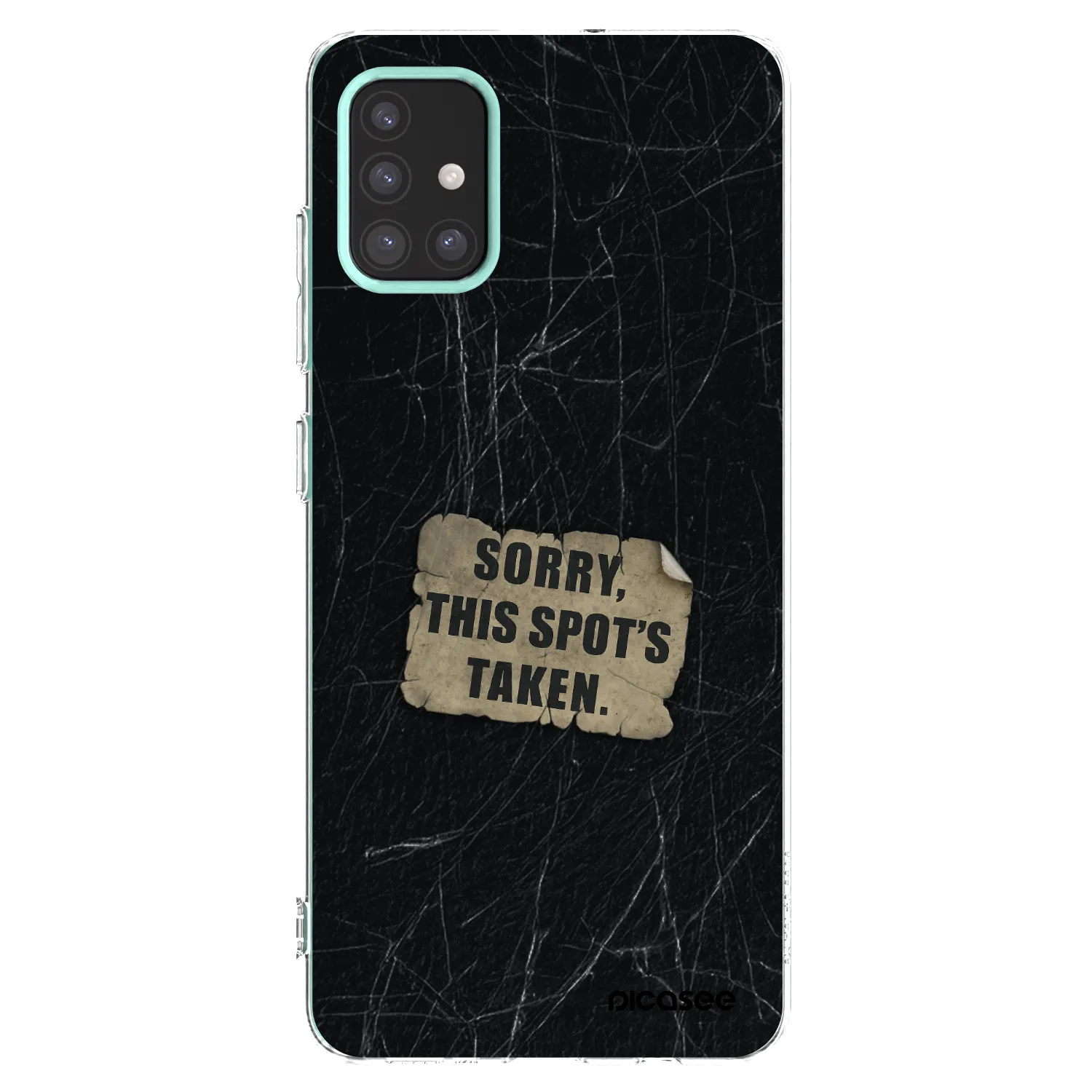 Picasee átlátszó szilikon tok az alábbi mobiltelefonokra Samsung Galaxy M31s - SORRY