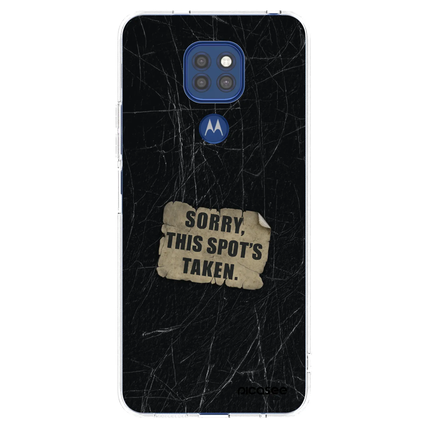 Picasee átlátszó szilikon tok az alábbi mobiltelefonokra Motorola Moto G9 Play - SORRY