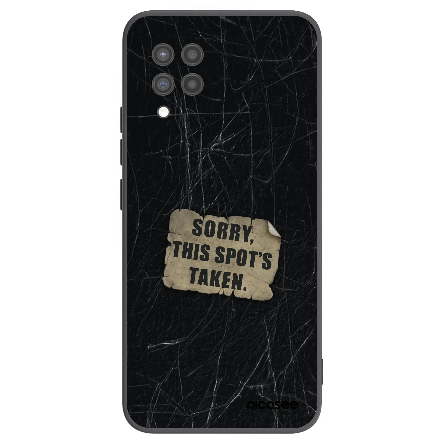 Picasee fekete szilikon tok az alábbi mobiltelefonokra Samsung Galaxy A42 A426B - SORRY