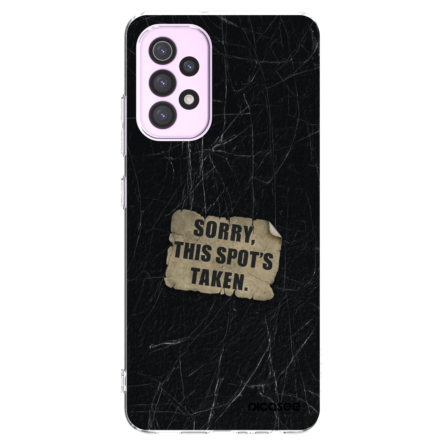Picasee átlátszó szilikon tok az alábbi mobiltelefonokra Samsung Galaxy A32 5G A326B - SORRY