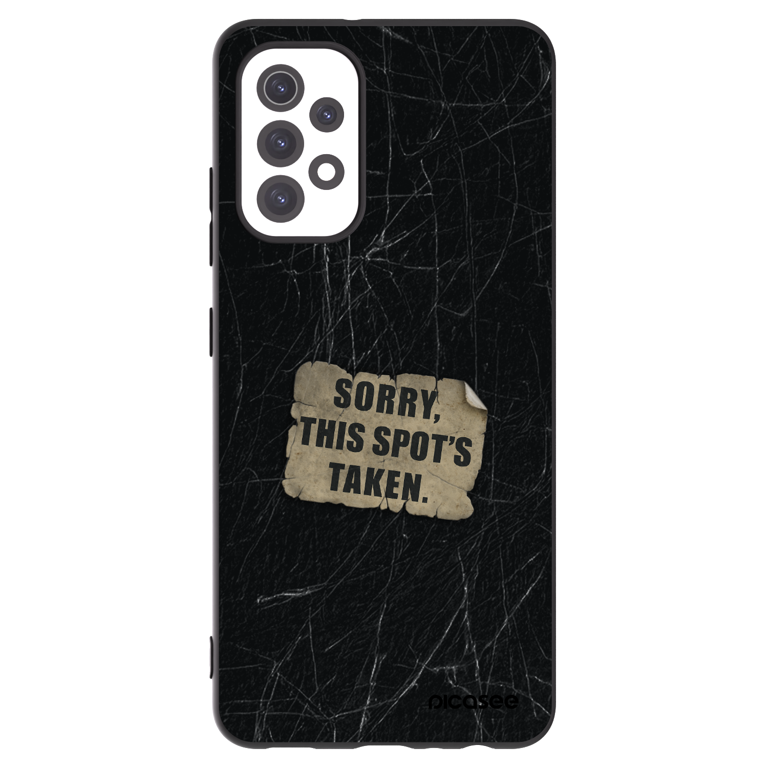 Picasee fekete szilikon tok az alábbi mobiltelefonokra Samsung Galaxy A32 5G A326B - SORRY