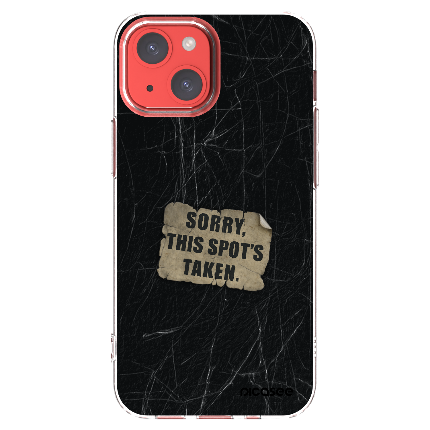 Picasee átlátszó szilikon tok az alábbi mobiltelefonokra Apple iPhone 13 mini - SORRY