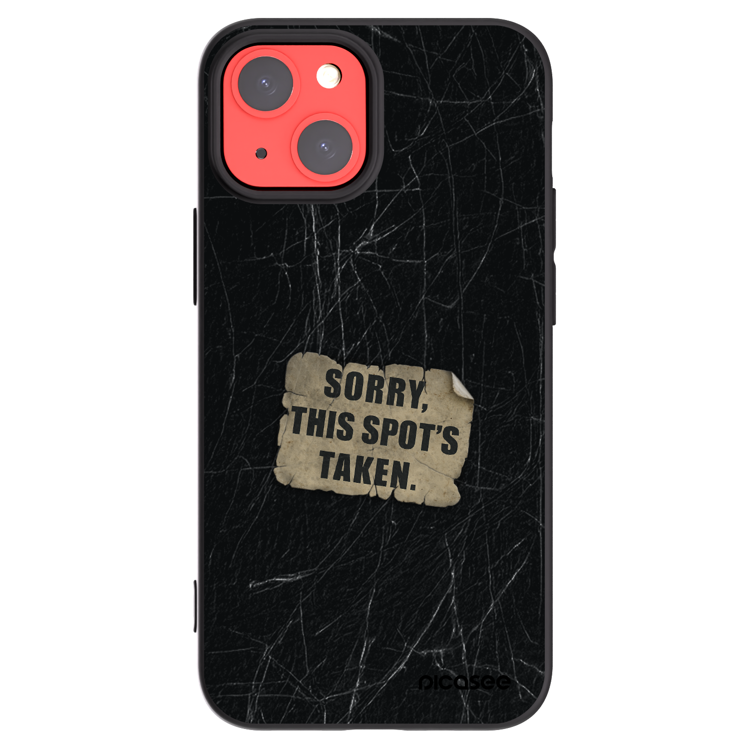 Picasee fekete szilikon tok az alábbi mobiltelefonokra Apple iPhone 13 mini - SORRY