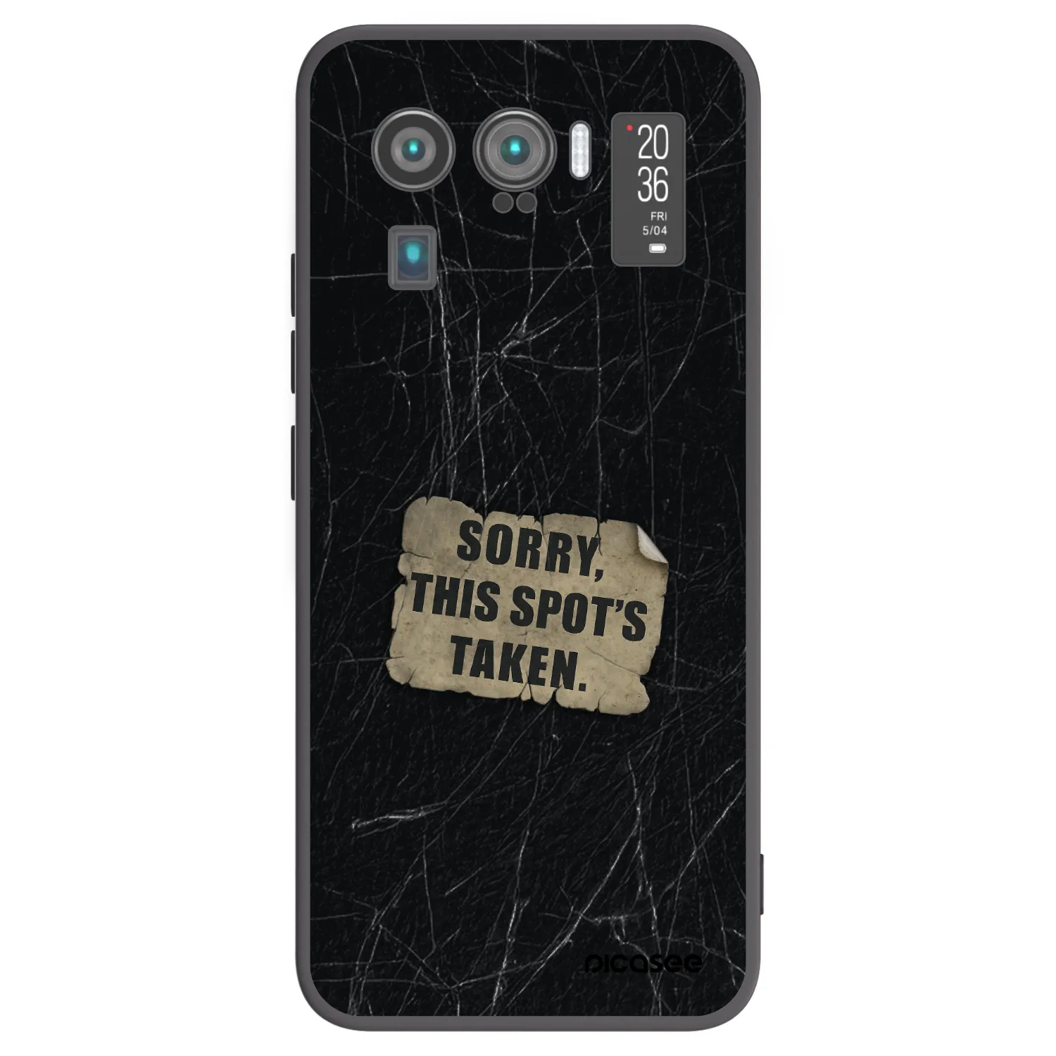 Picasee fekete szilikon tok az alábbi mobiltelefonokra Xiaomi Mi 11 Ultra - SORRY