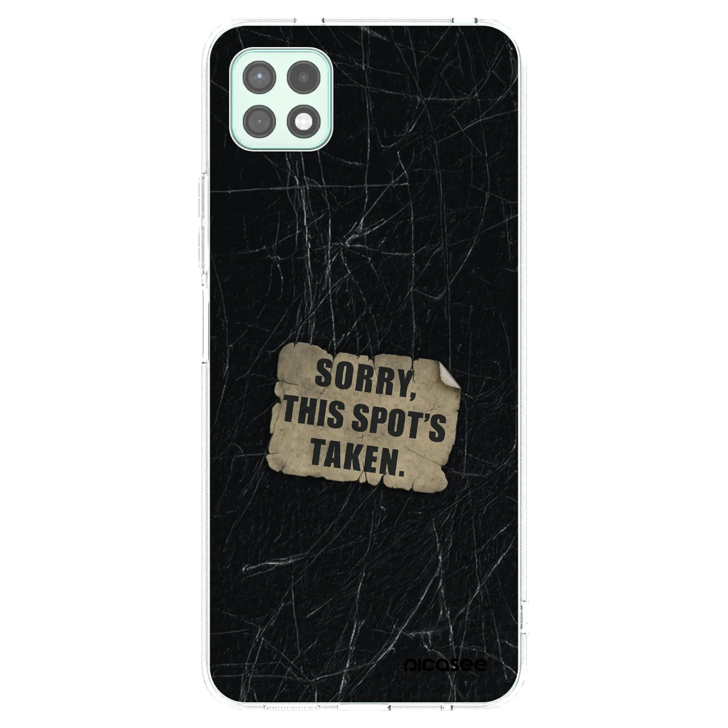 Picasee átlátszó szilikon tok az alábbi mobiltelefonokra Samsung Galaxy A22 A226B 5G - SORRY
