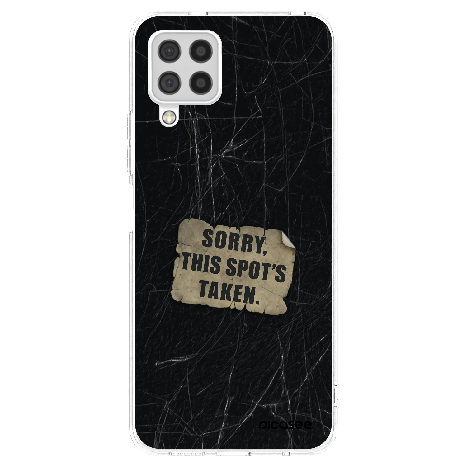 Picasee átlátszó szilikon tok az alábbi mobiltelefonokra Samsung Galaxy A22 A225F 4G - SORRY