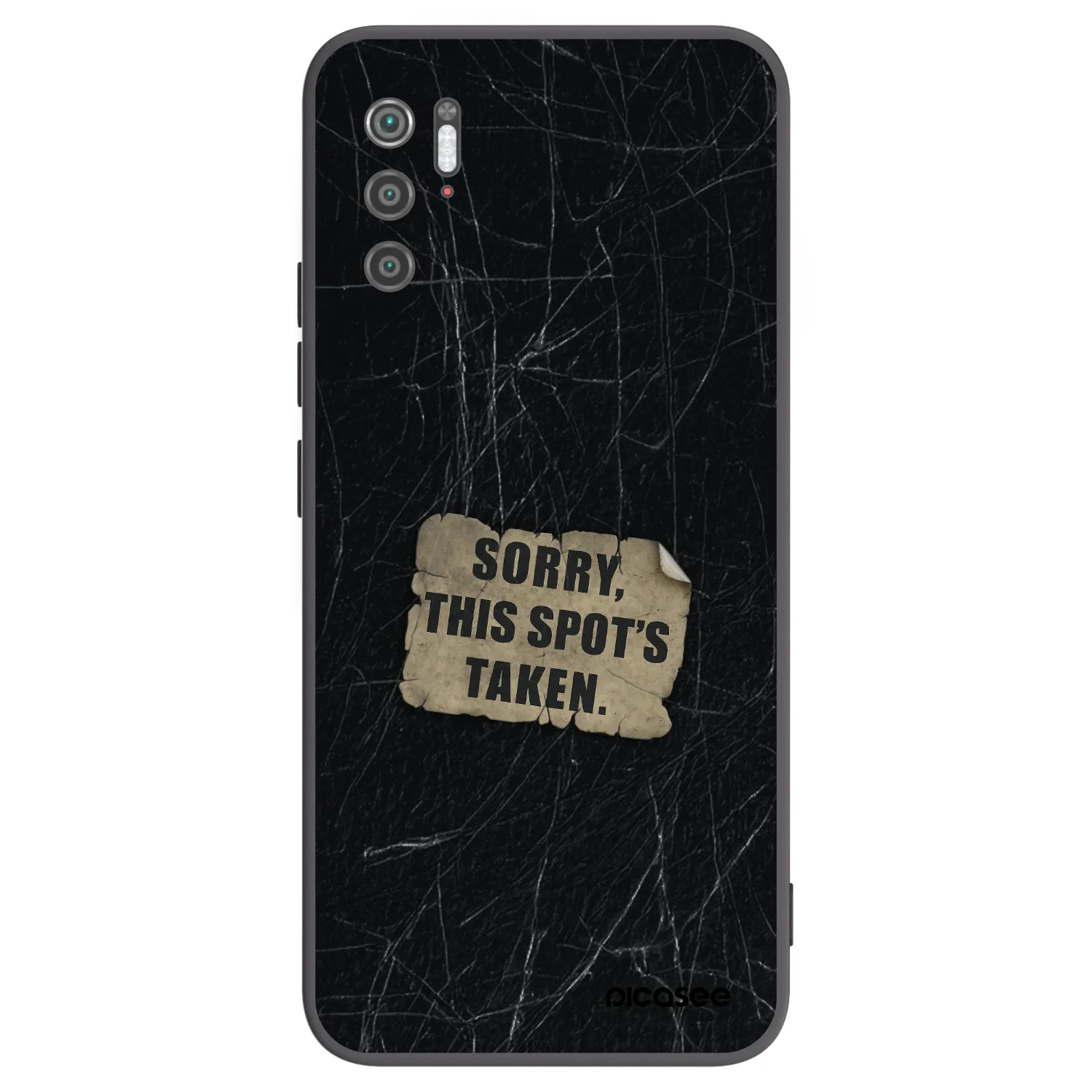 Picasee fekete szilikon tok az alábbi mobiltelefonokra Xiaomi Poco M3 Pro 5G - SORRY