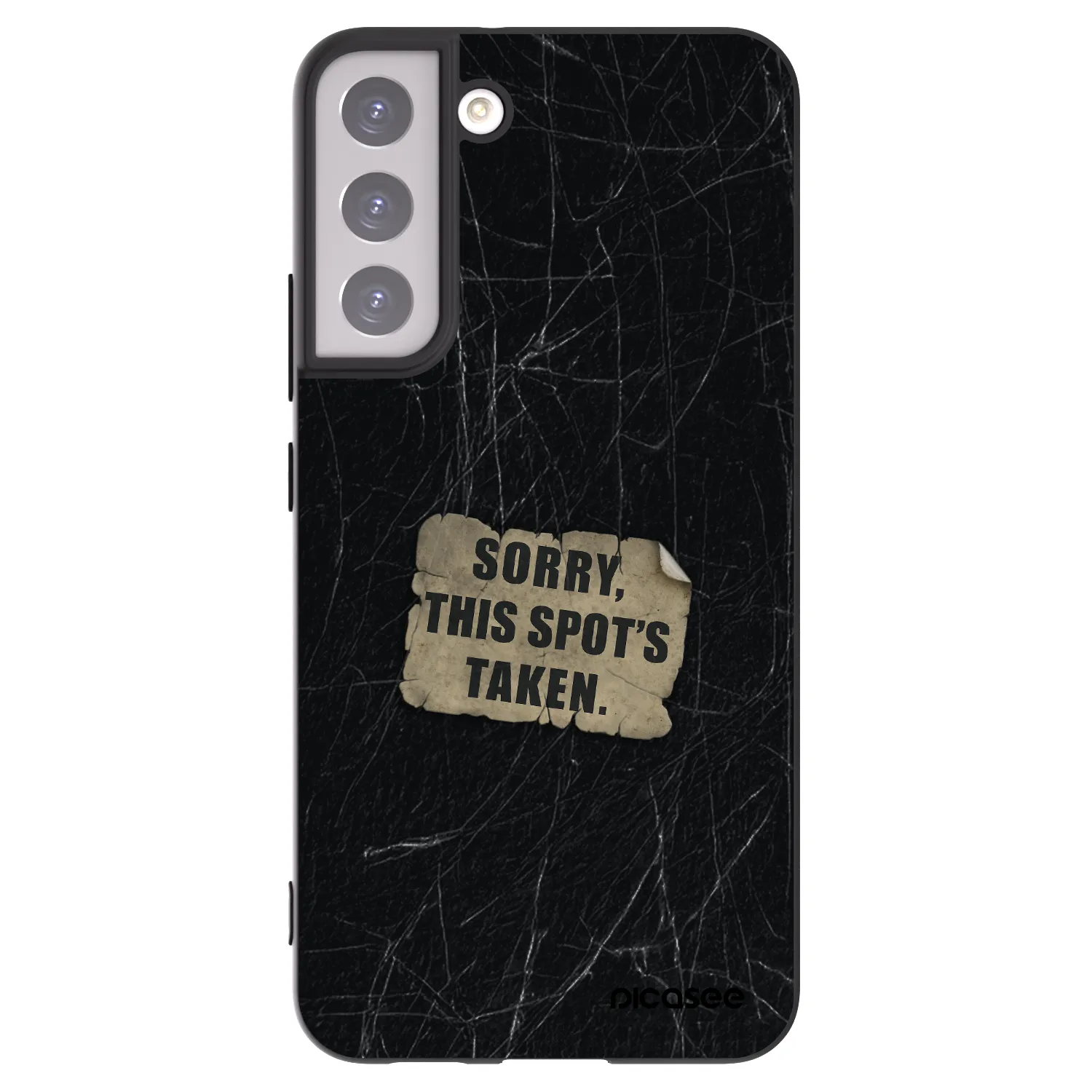 Picasee fekete szilikon tok az alábbi mobiltelefonokra Samsung Galaxy S22+ 5G - SORRY