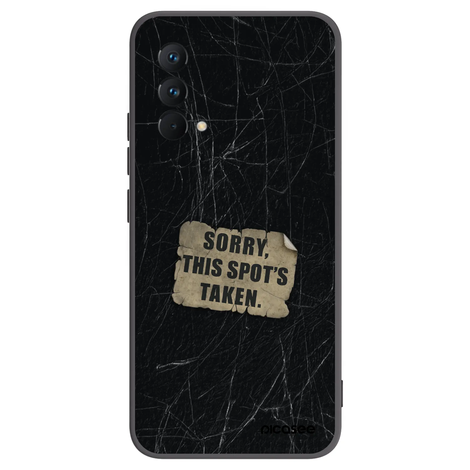 Picasee fekete szilikon tok az alábbi mobiltelefonokra Realme GT Master Edition 5G - SORRY