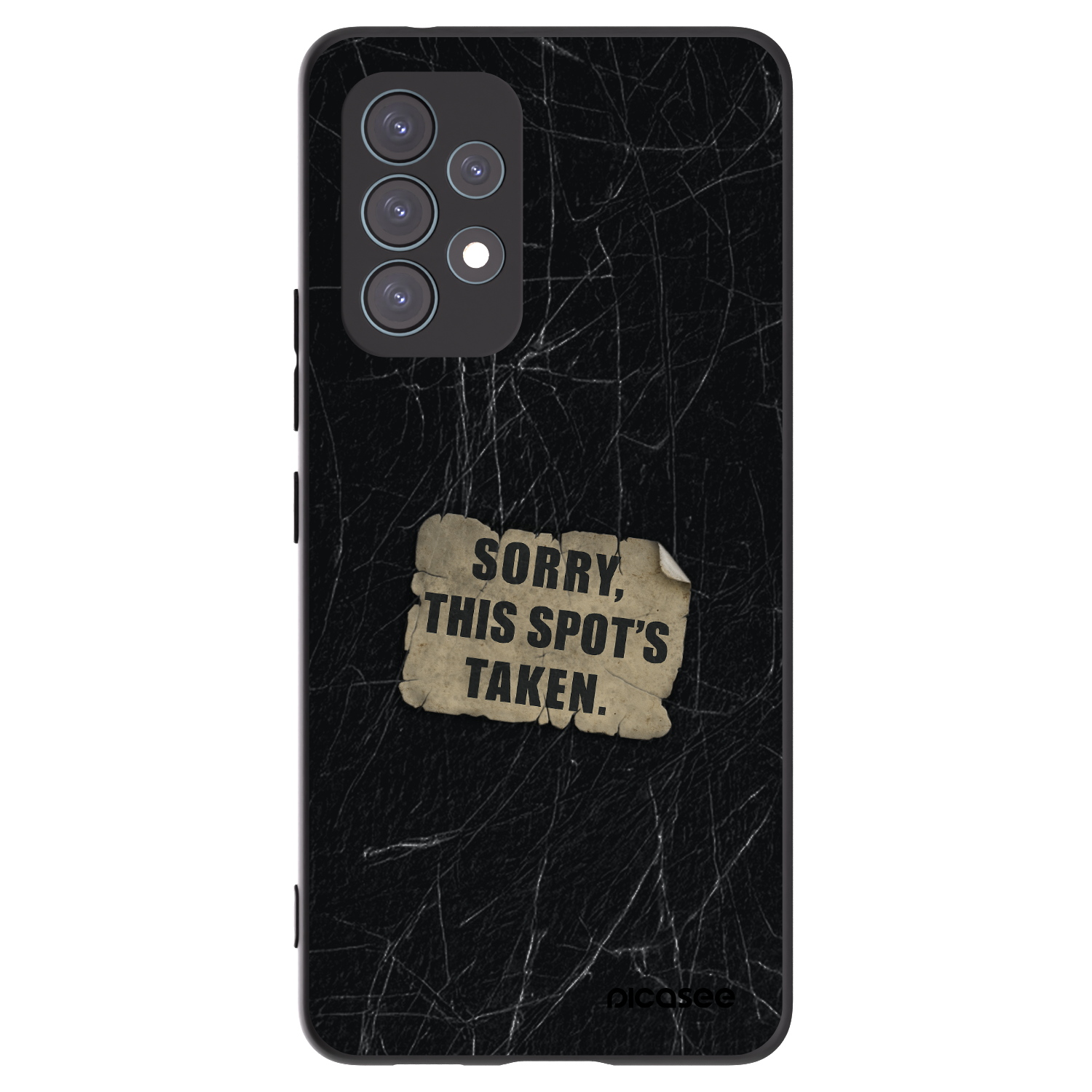 Picasee fekete szilikon tok az alábbi mobiltelefonokra Samsung Galaxy A53 5G A536 - SORRY