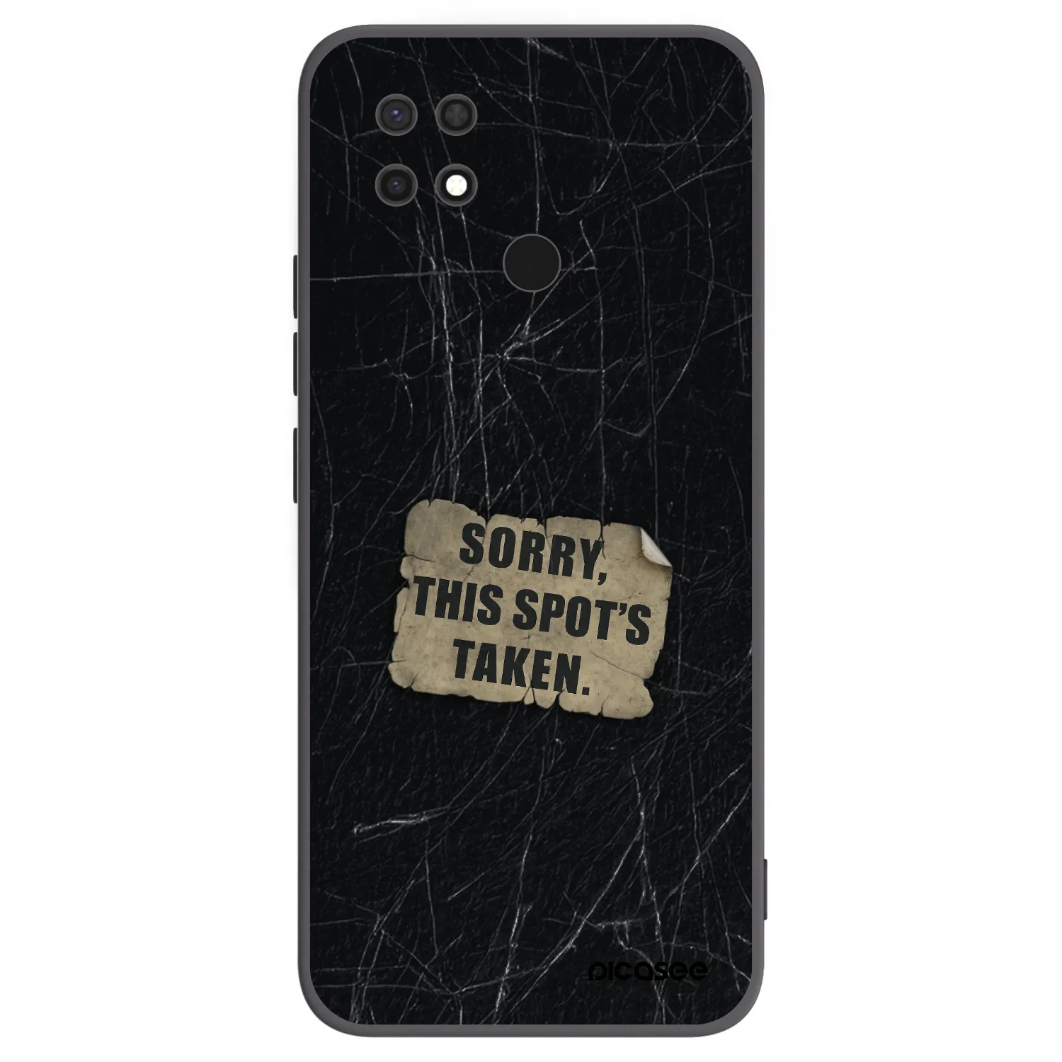 Picasee fekete szilikon tok az alábbi mobiltelefonokra Xiaomi Redmi 10C - SORRY