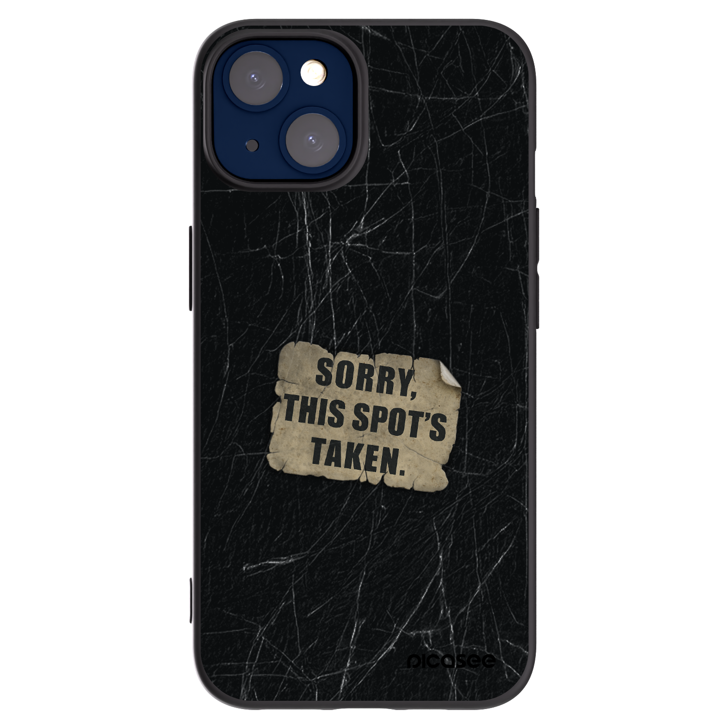 Picasee fekete szilikon tok az alábbi mobiltelefonokra Apple iPhone 14 - SORRY