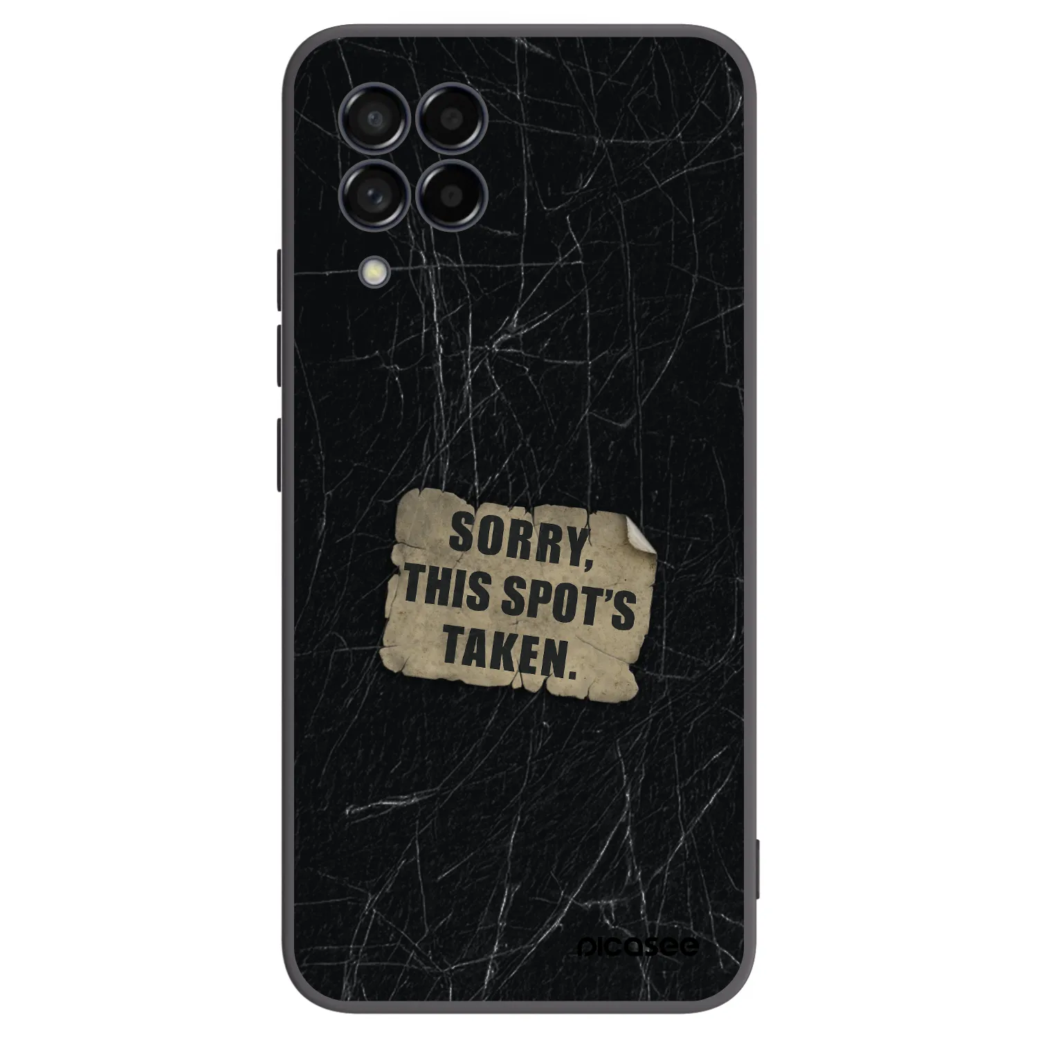 Picasee fekete szilikon tok az alábbi mobiltelefonokra Samsung Galaxy M53 5G - SORRY