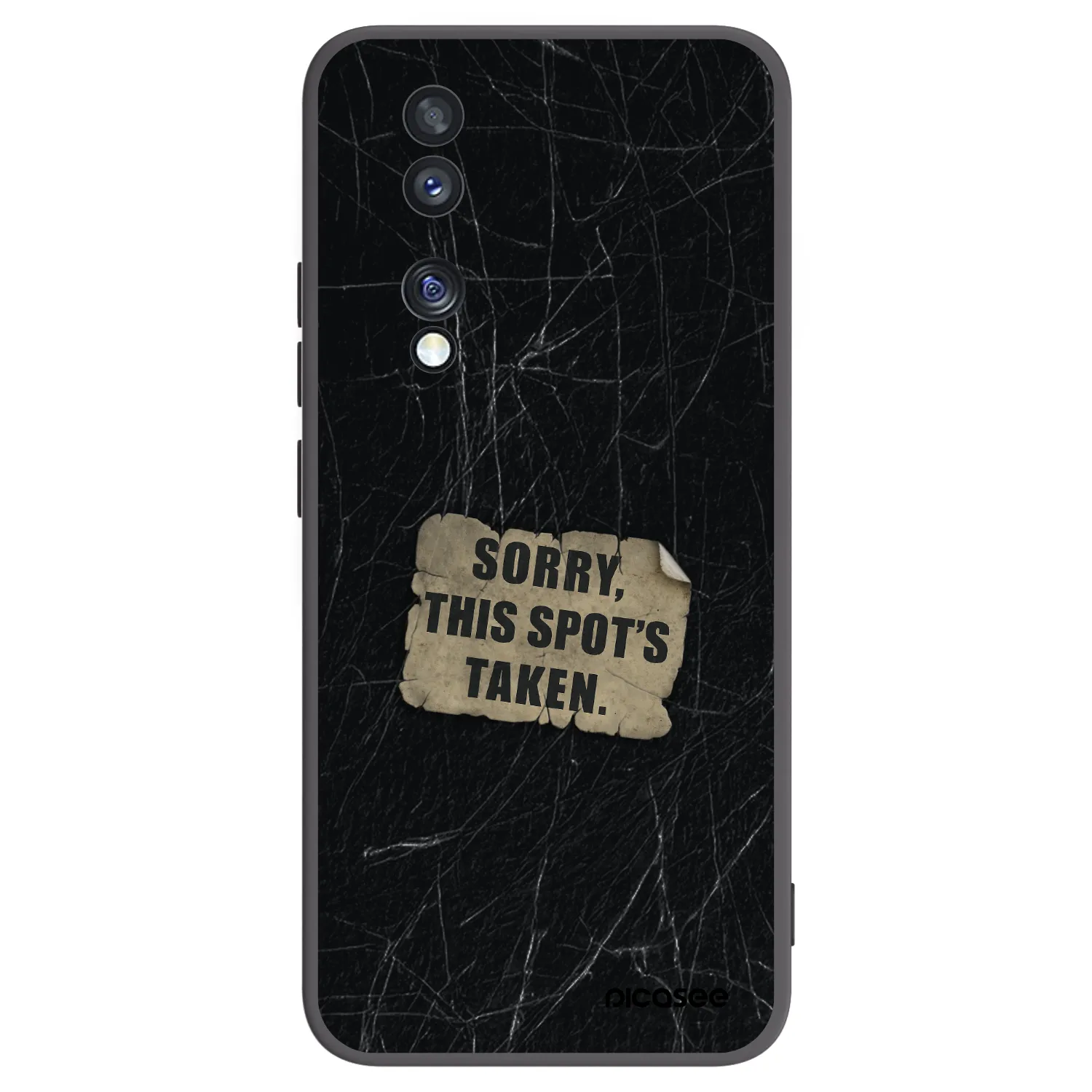 Picasee fekete szilikon tok az alábbi mobiltelefonokra Honor 70 - SORRY