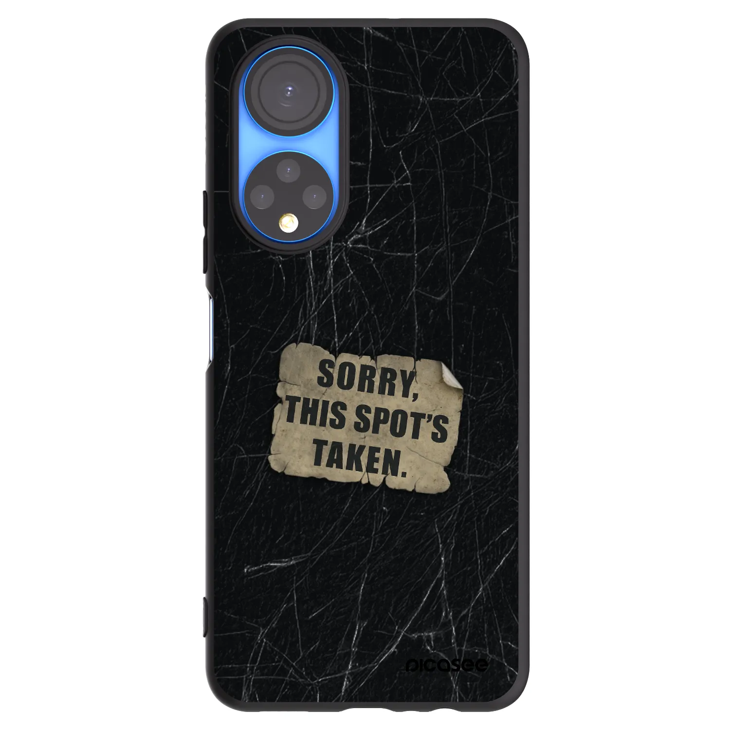 Picasee fekete szilikon tok az alábbi mobiltelefonokra Honor X7 - SORRY