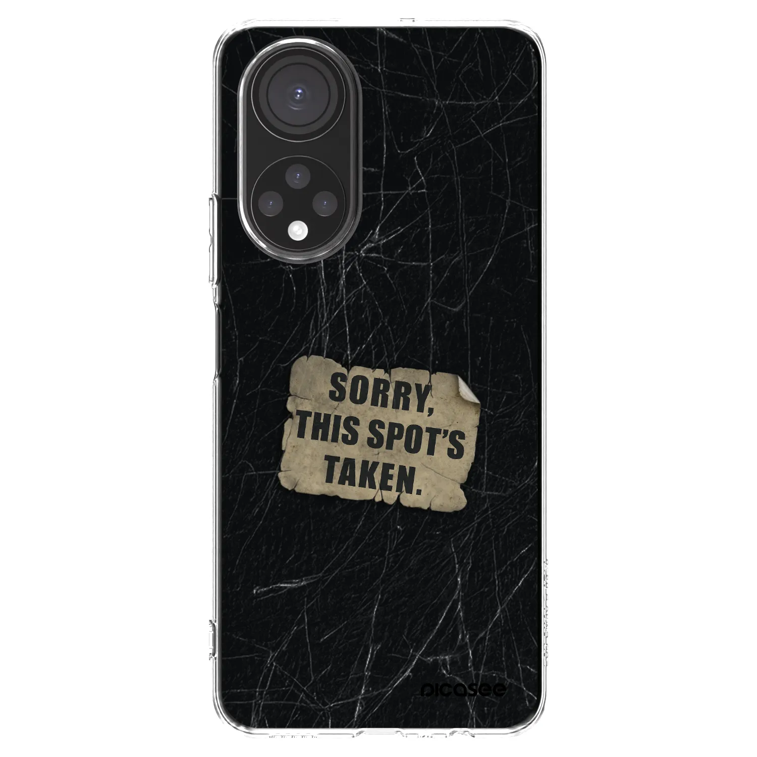 Picasee átlátszó szilikon tok az alábbi mobiltelefonokra Honor X7 - SORRY