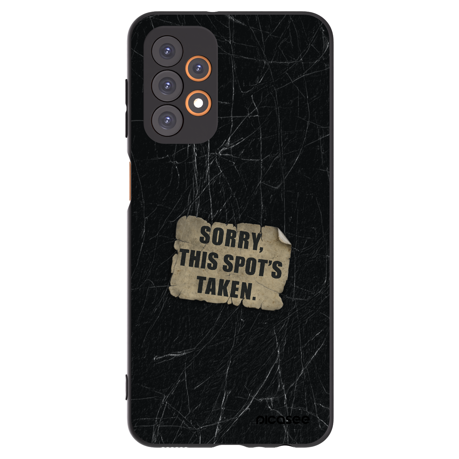 Picasee fekete szilikon tok az alábbi mobiltelefonokra Samsung Galaxy A23 A235F 4G - SORRY