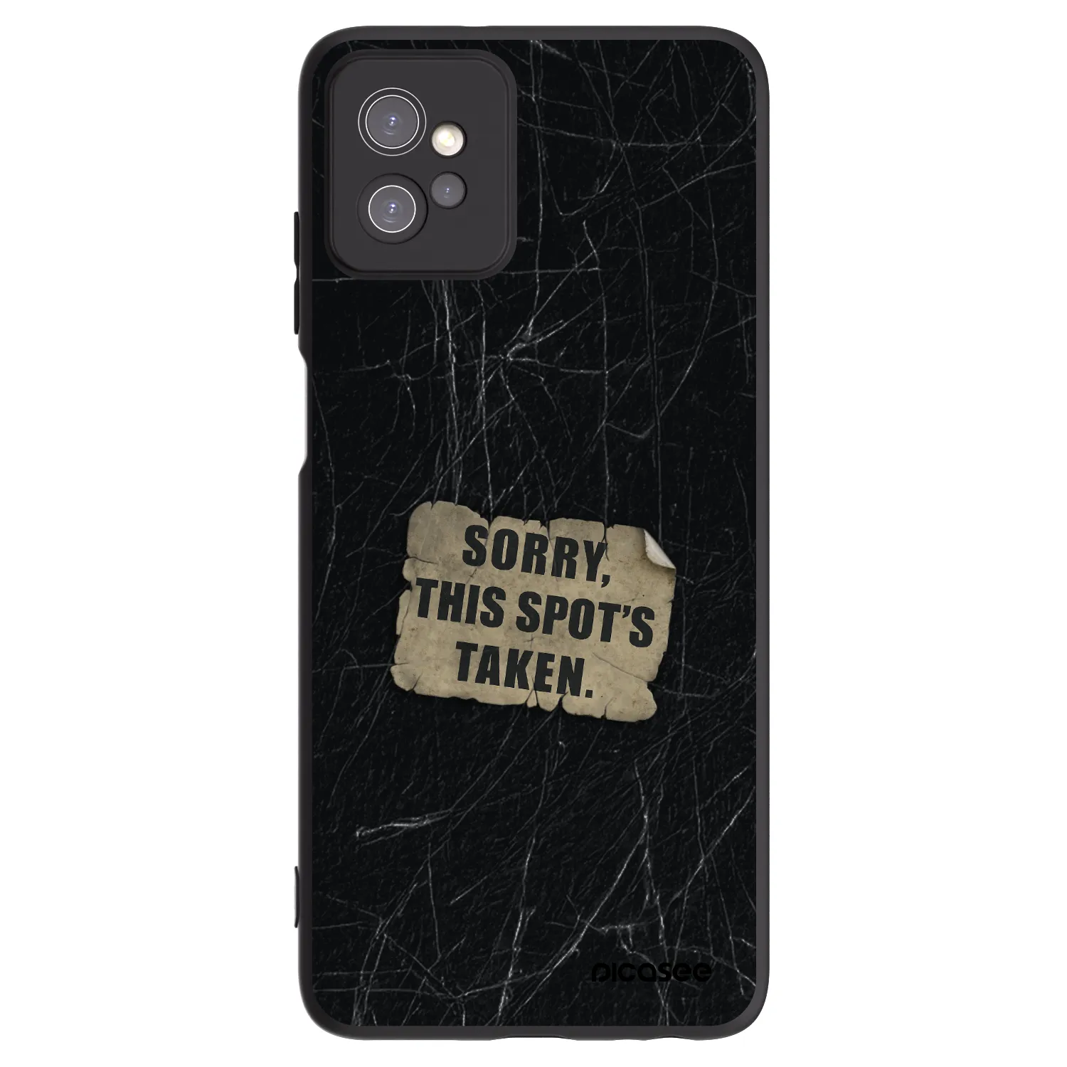 Picasee fekete szilikon tok az alábbi mobiltelefonokra Motorola Moto G32 - SORRY