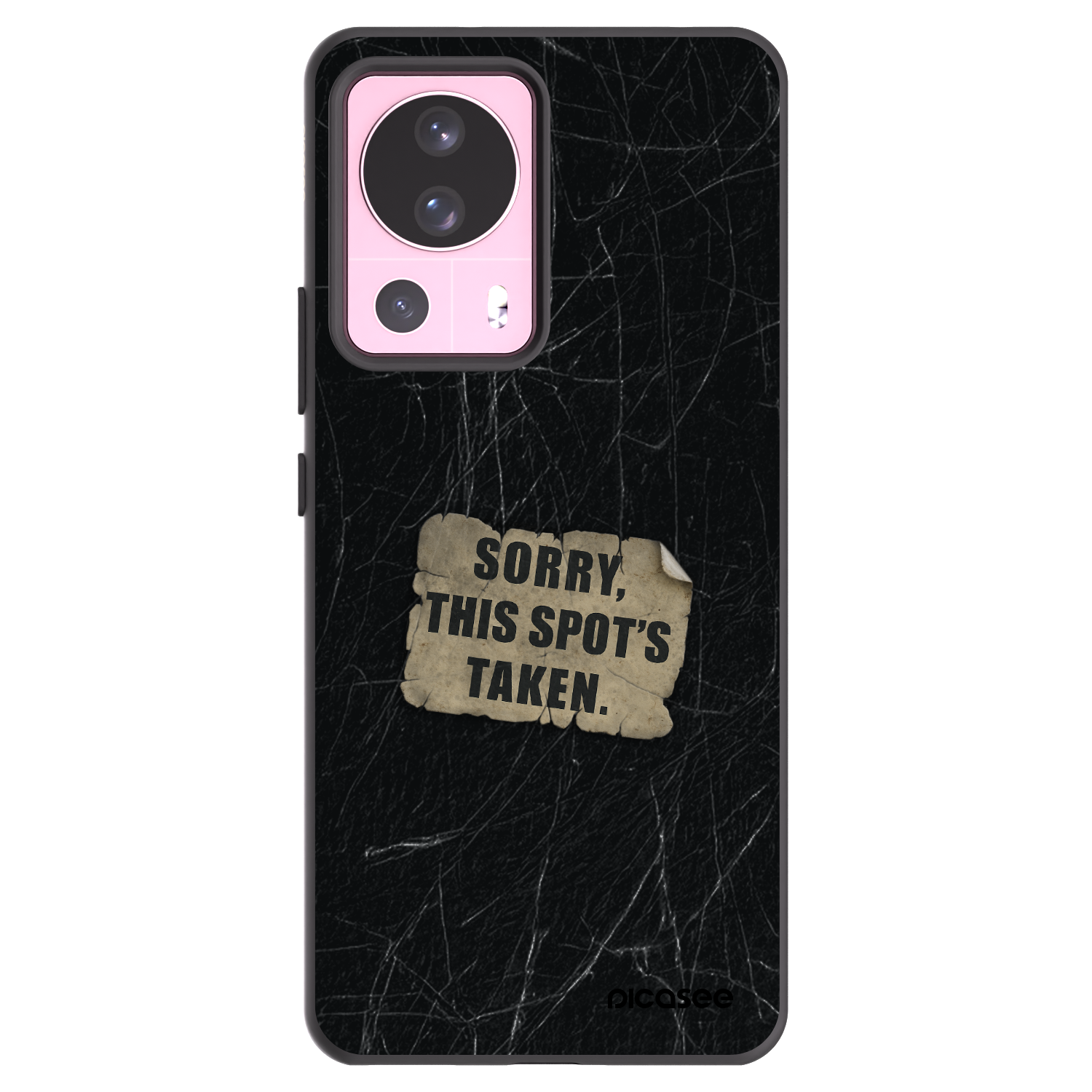 Picasee fekete szilikon tok az alábbi mobiltelefonokra Xiaomi 13 Lite - SORRY