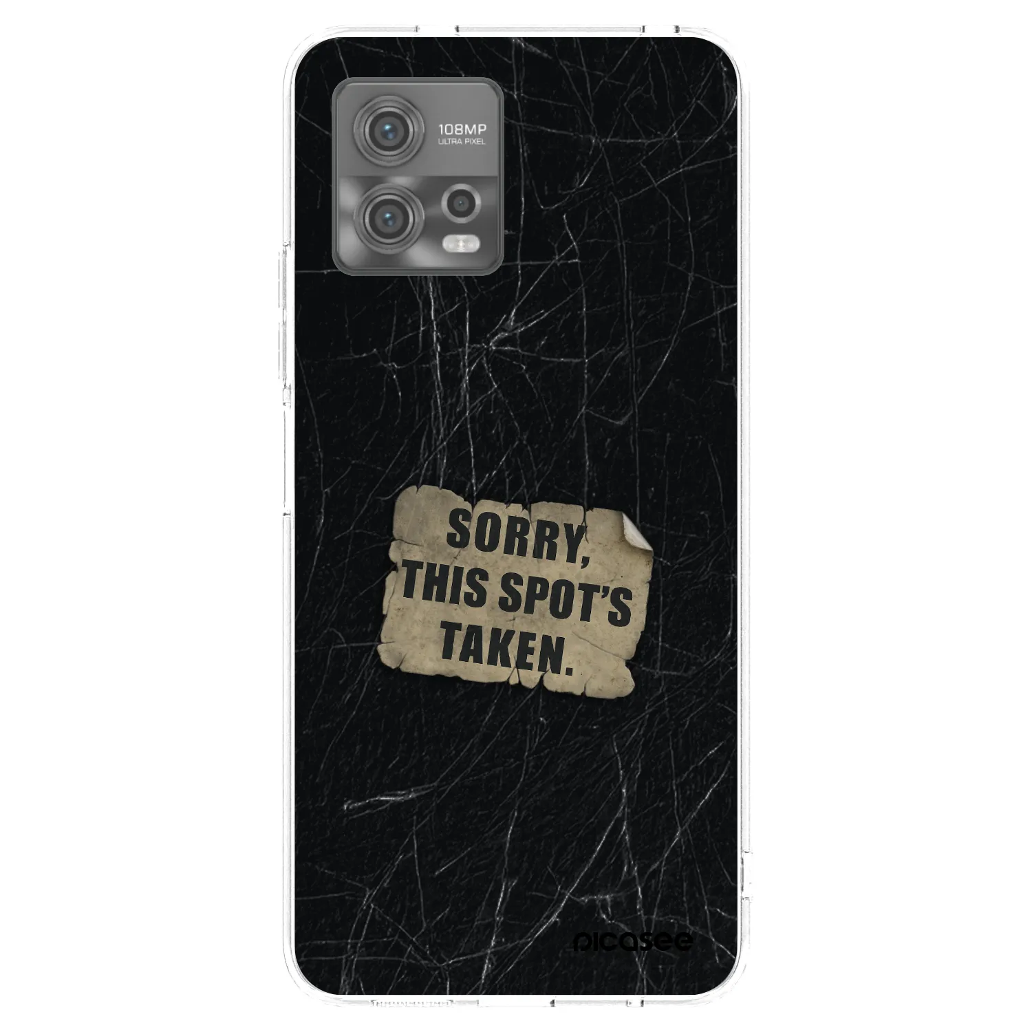 Picasee átlátszó szilikon tok az alábbi mobiltelefonokra Motorola Moto G72 - SORRY