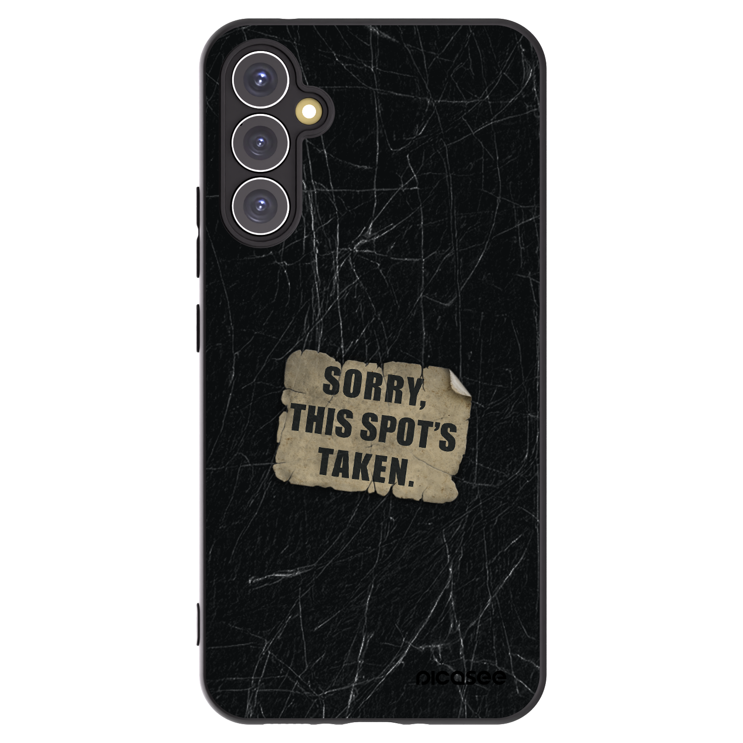 Picasee fekete szilikon tok az alábbi mobiltelefonokra Samsung Galaxy A34 5G A346B - SORRY