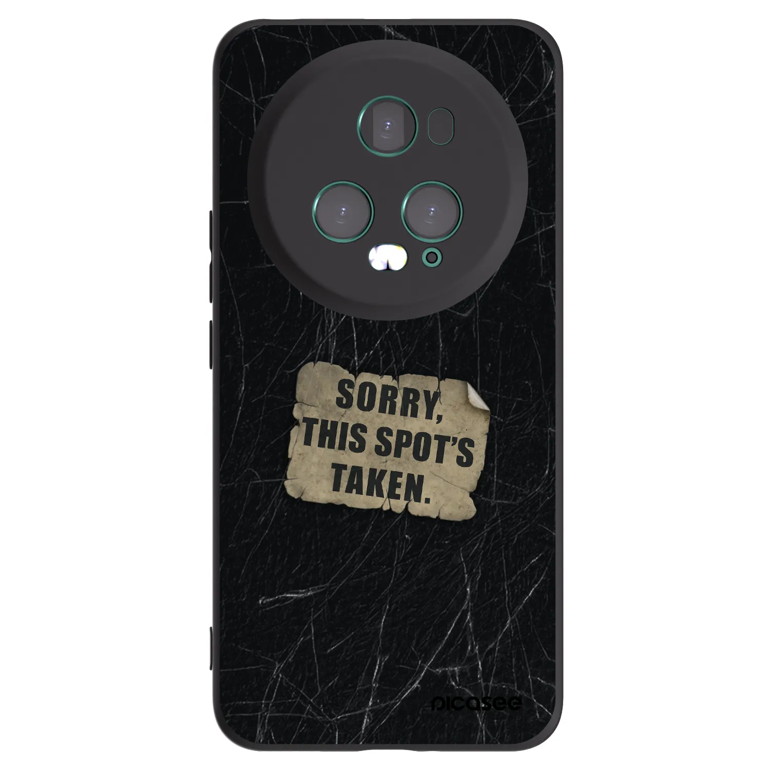 Picasee fekete szilikon tok az alábbi mobiltelefonokra Honor Magic5 Pro - SORRY