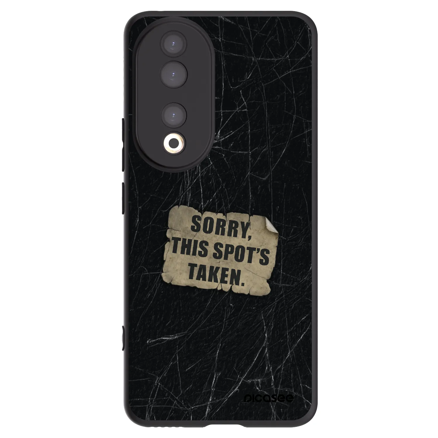 Picasee fekete szilikon tok az alábbi mobiltelefonokra Honor 90 5G - SORRY