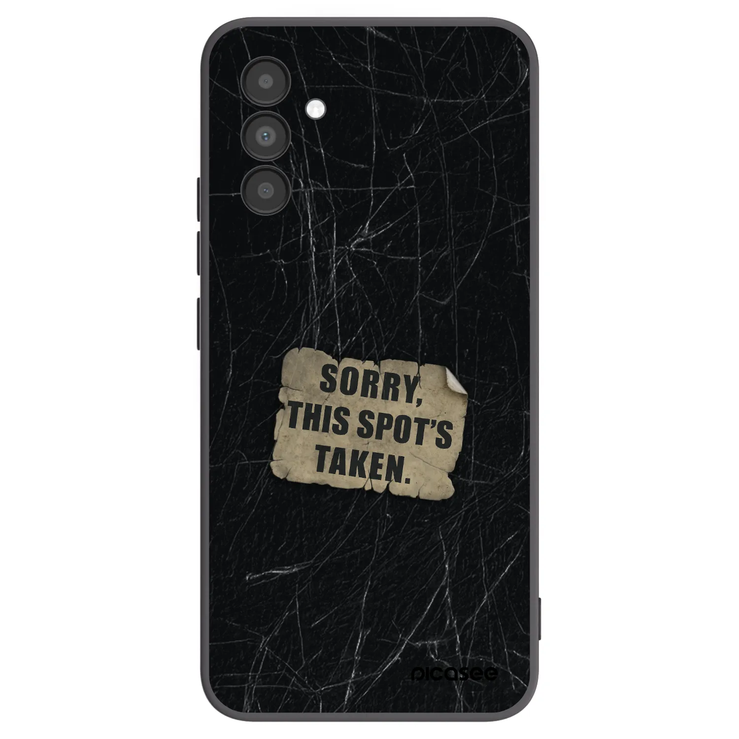 Picasee fekete szilikon tok az alábbi mobiltelefonokra Samsung Galaxy A04s A047F - SORRY