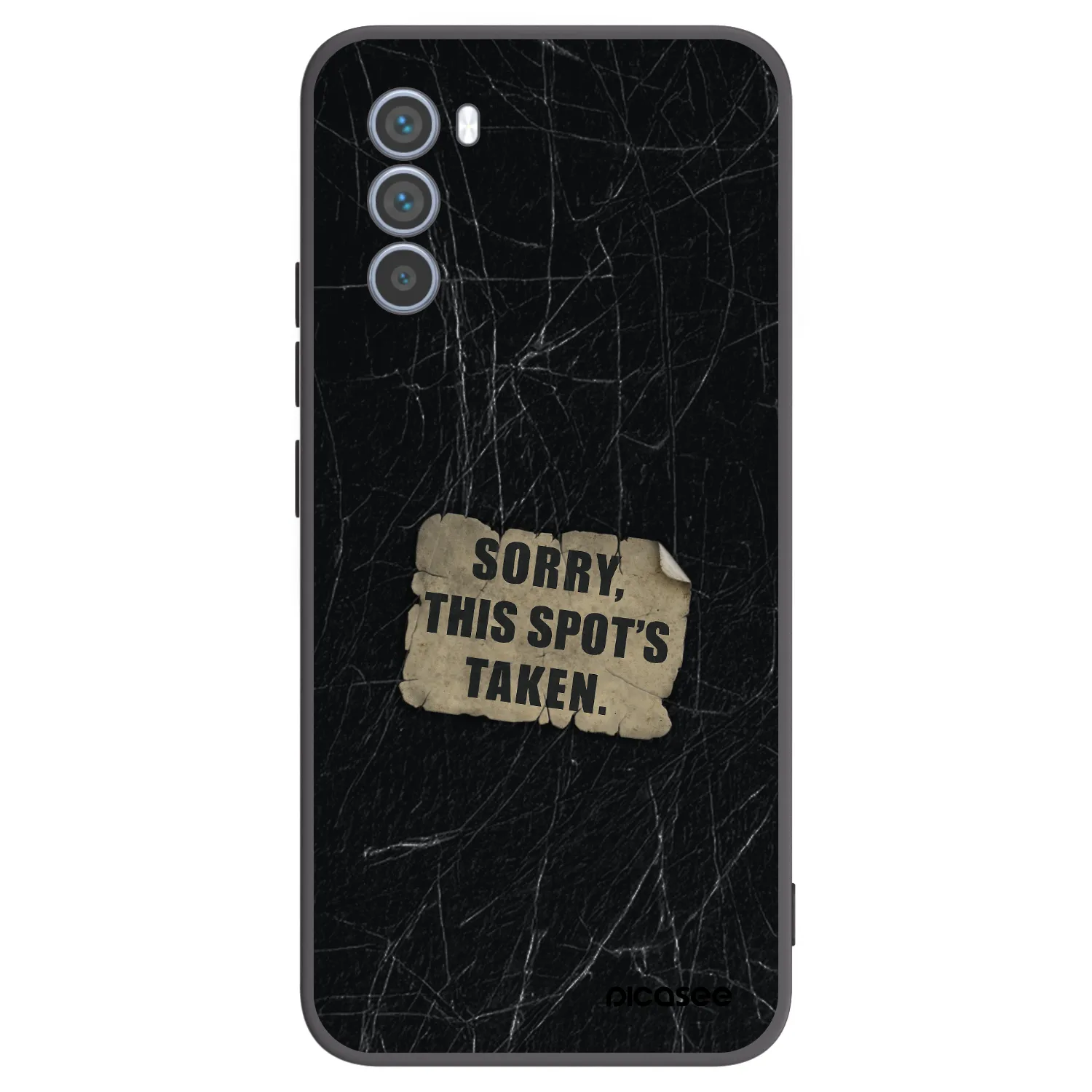Picasee fekete szilikon tok az alábbi mobiltelefonokra Motorola Moto G62 - SORRY