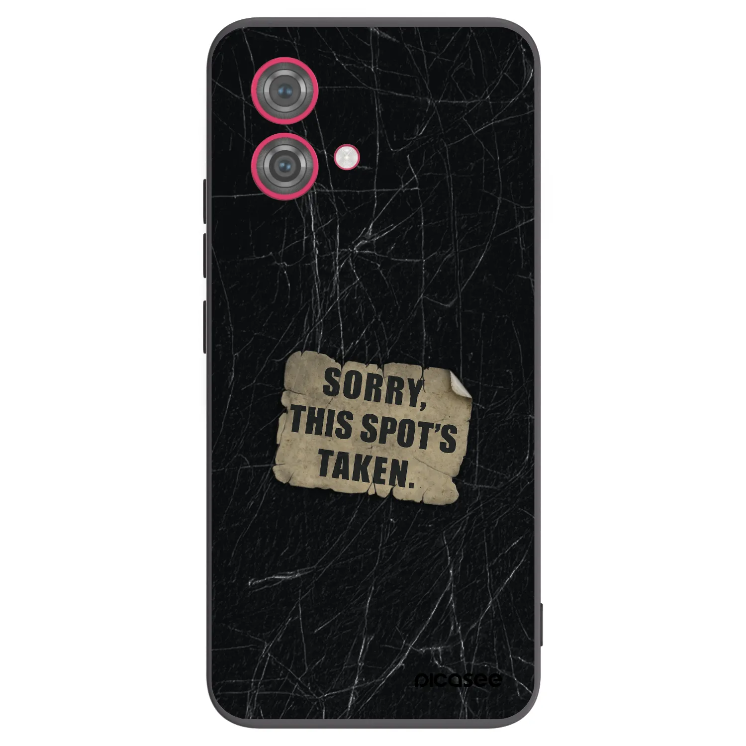Picasee fekete szilikon tok az alábbi mobiltelefonokra Motorola Moto G84 5G - SORRY