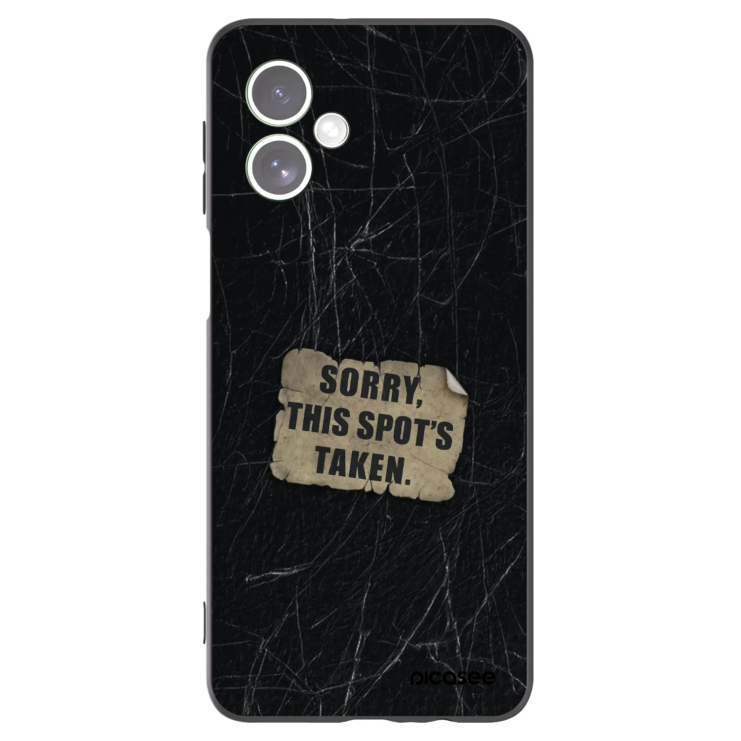 Picasee fekete szilikon tok az alábbi mobiltelefonokra Motorola Moto G54 5G - SORRY