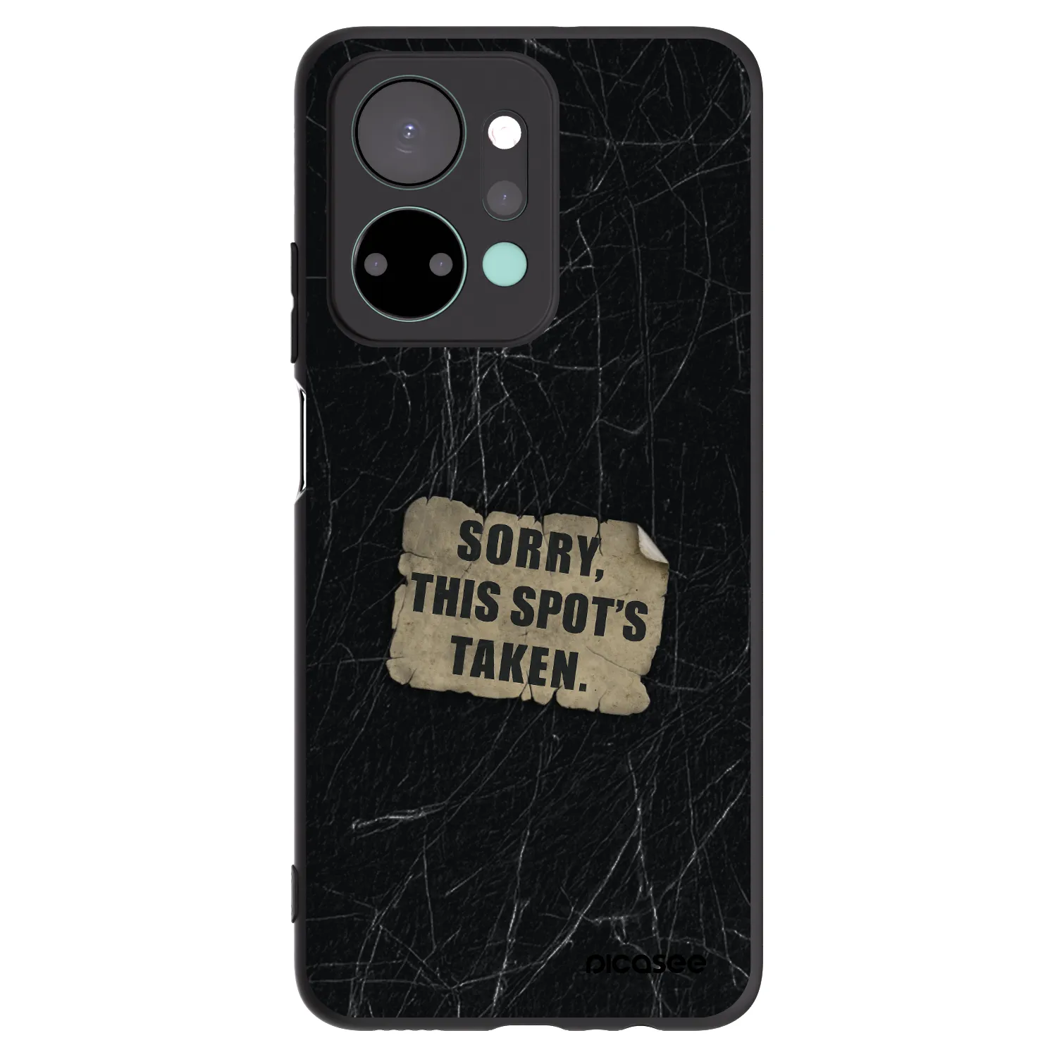 Picasee fekete szilikon tok az alábbi mobiltelefonokra Honor X7a - SORRY