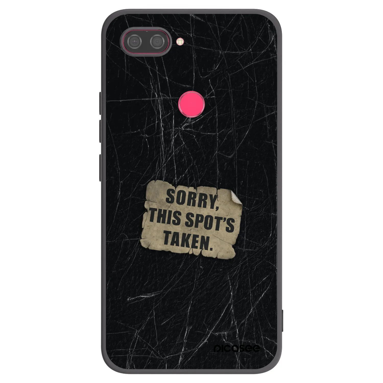 Picasee fekete szilikon tok az alábbi mobiltelefonokra Xiaomi Mi 8 Lite - SORRY