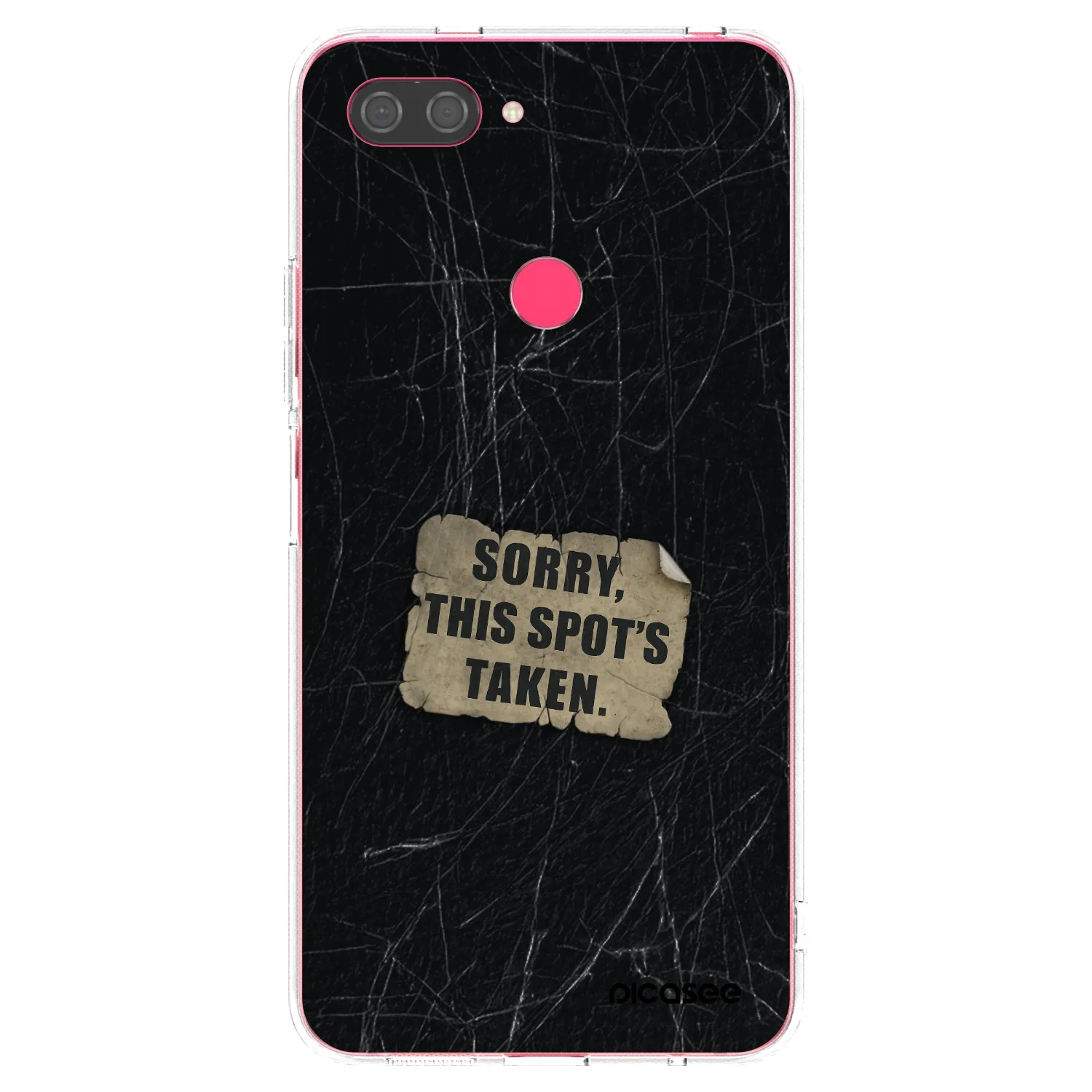 Picasee átlátszó szilikon tok az alábbi mobiltelefonokra Xiaomi Mi 8 Lite - SORRY