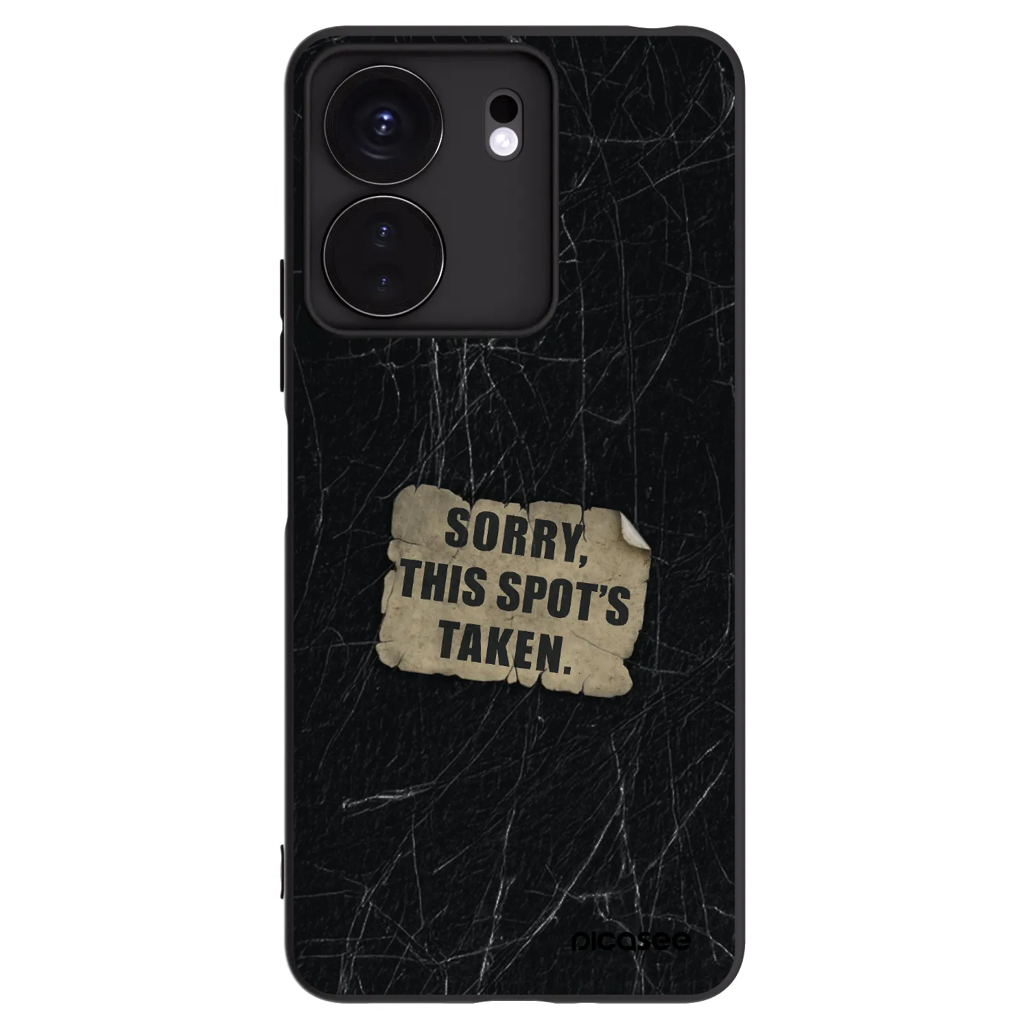 Picasee fekete szilikon tok az alábbi mobiltelefonokra Xiaomi Redmi 13C 4G - SORRY