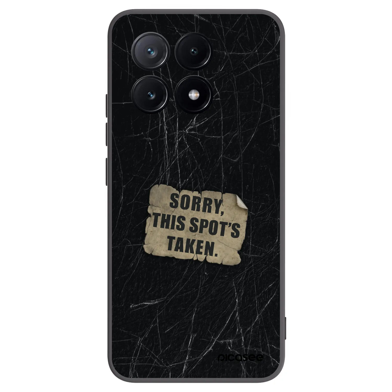 Picasee fekete szilikon tok az alábbi mobiltelefonokra Xiaomi Poco X6 Pro - SORRY