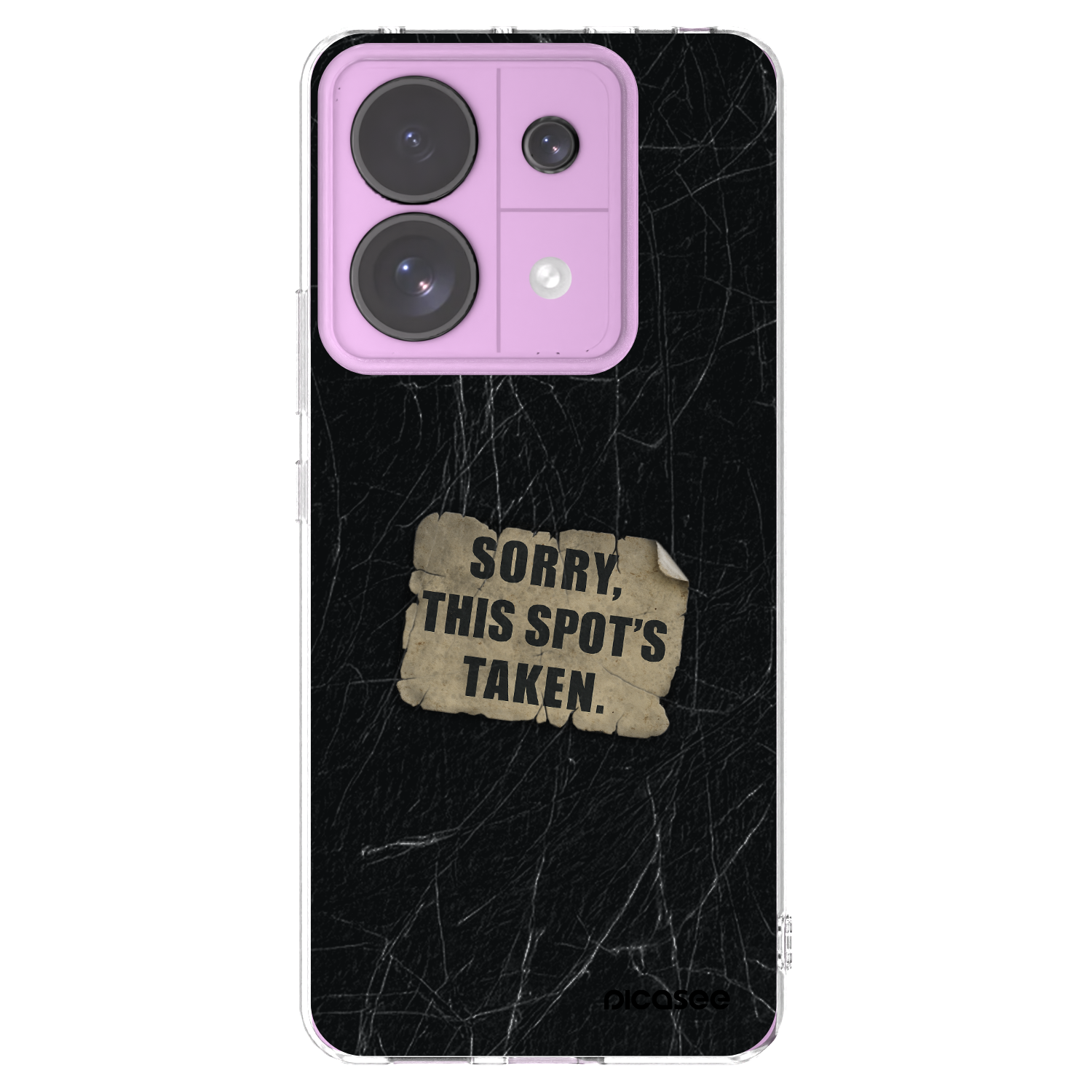 Picasee átlátszó szilikon tok az alábbi mobiltelefonokra Xiaomi Redmi Note 13 Pro 5G - SORRY