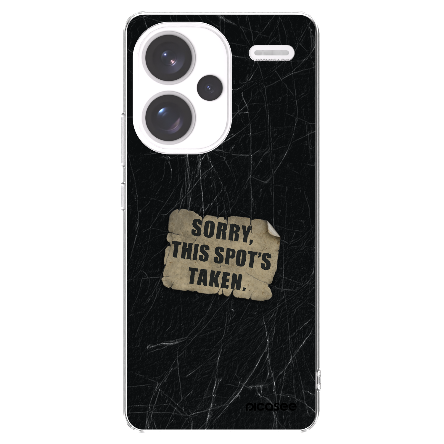 Picasee átlátszó szilikon tok az alábbi mobiltelefonokra Xiaomi Redmi Note 13 Pro+ 5G - SORRY