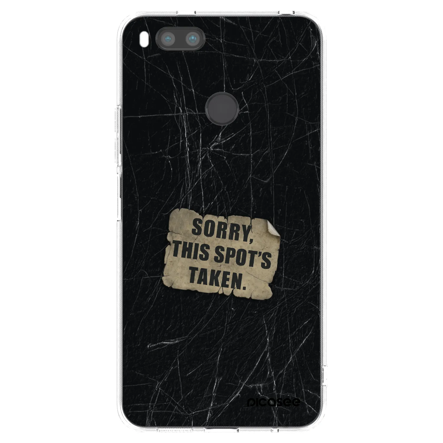 Picasee átlátszó szilikon tok az alábbi mobiltelefonokra Xiaomi Mi A1 Global - SORRY