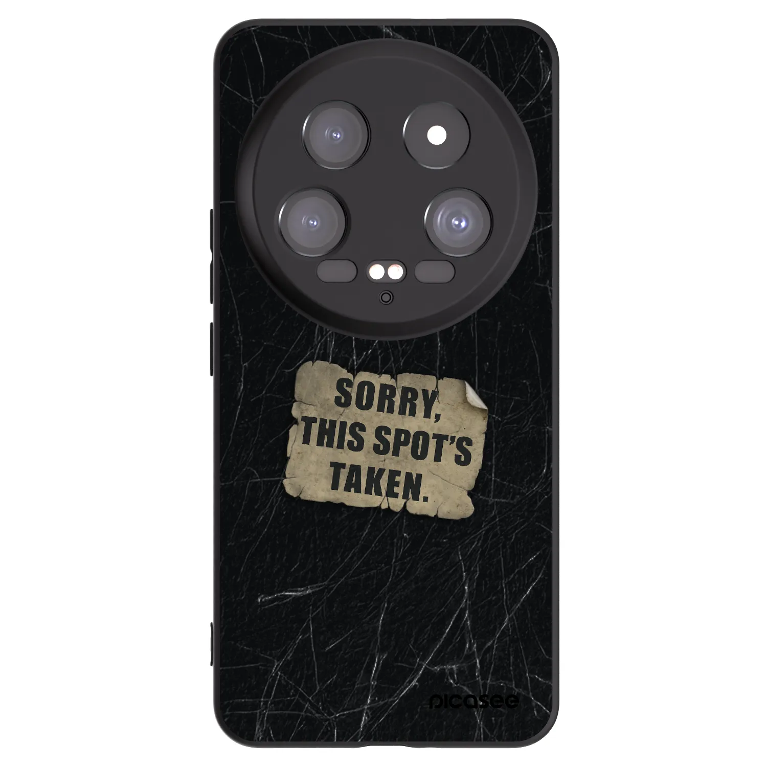 Picasee fekete szilikon tok az alábbi mobiltelefonokra Xiaomi 14 Ultra - SORRY