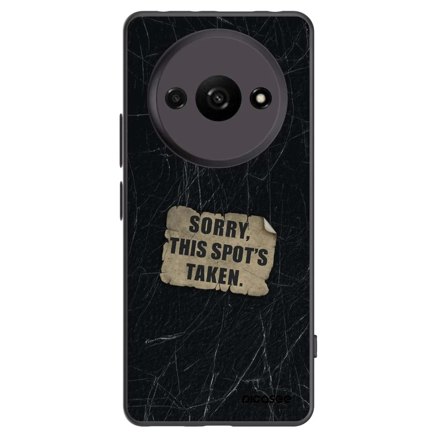 Picasee fekete szilikon tok az alábbi mobiltelefonokra Xiaomi Redmi A3 - SORRY