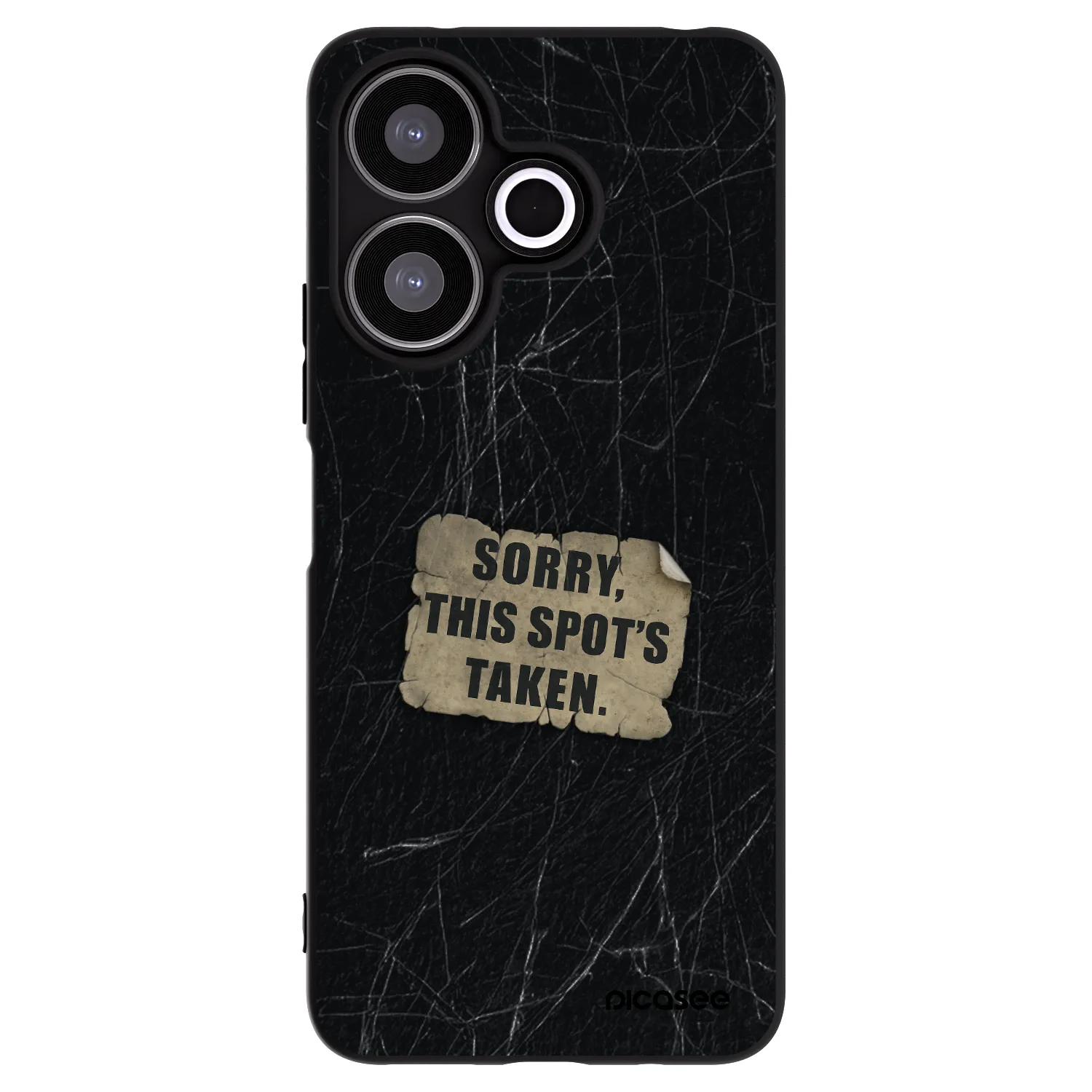 Picasee fekete szilikon tok az alábbi mobiltelefonokra Xiaomi Redmi 13 4G - SORRY