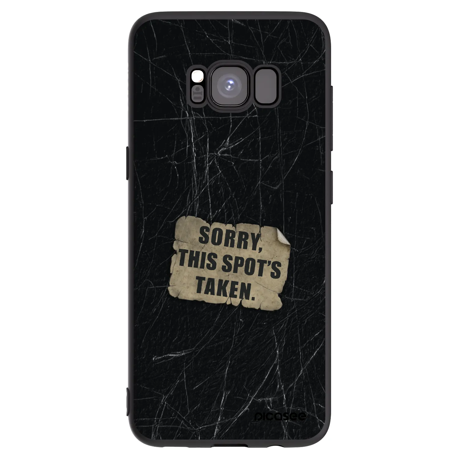 Picasee fekete szilikon tok az alábbi mobiltelefonokra Samsung Galaxy S8 G950F - SORRY