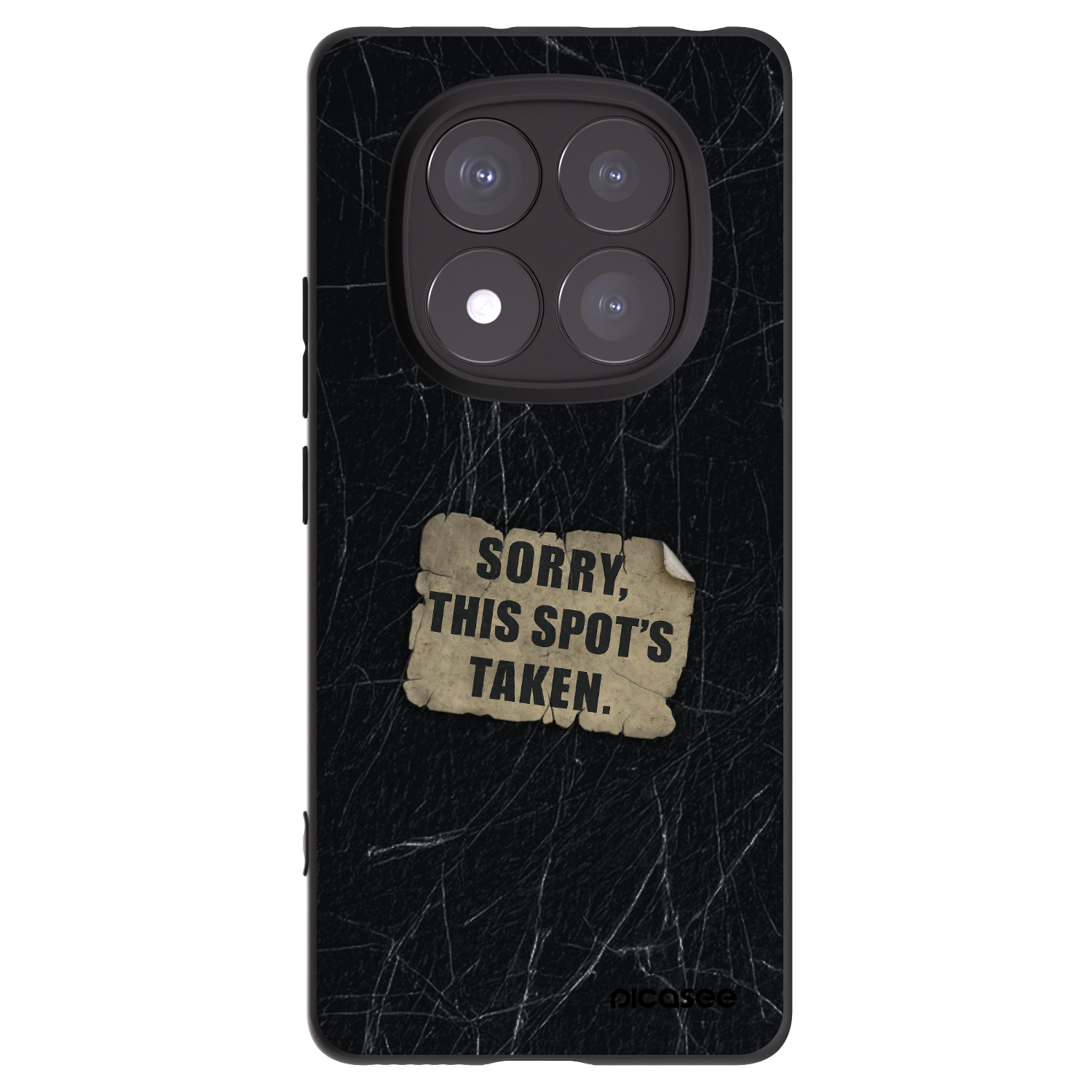 Picasee fekete szilikon tok az alábbi mobiltelefonokra Xiaomi Redmi Note 14 Pro 5G - SORRY